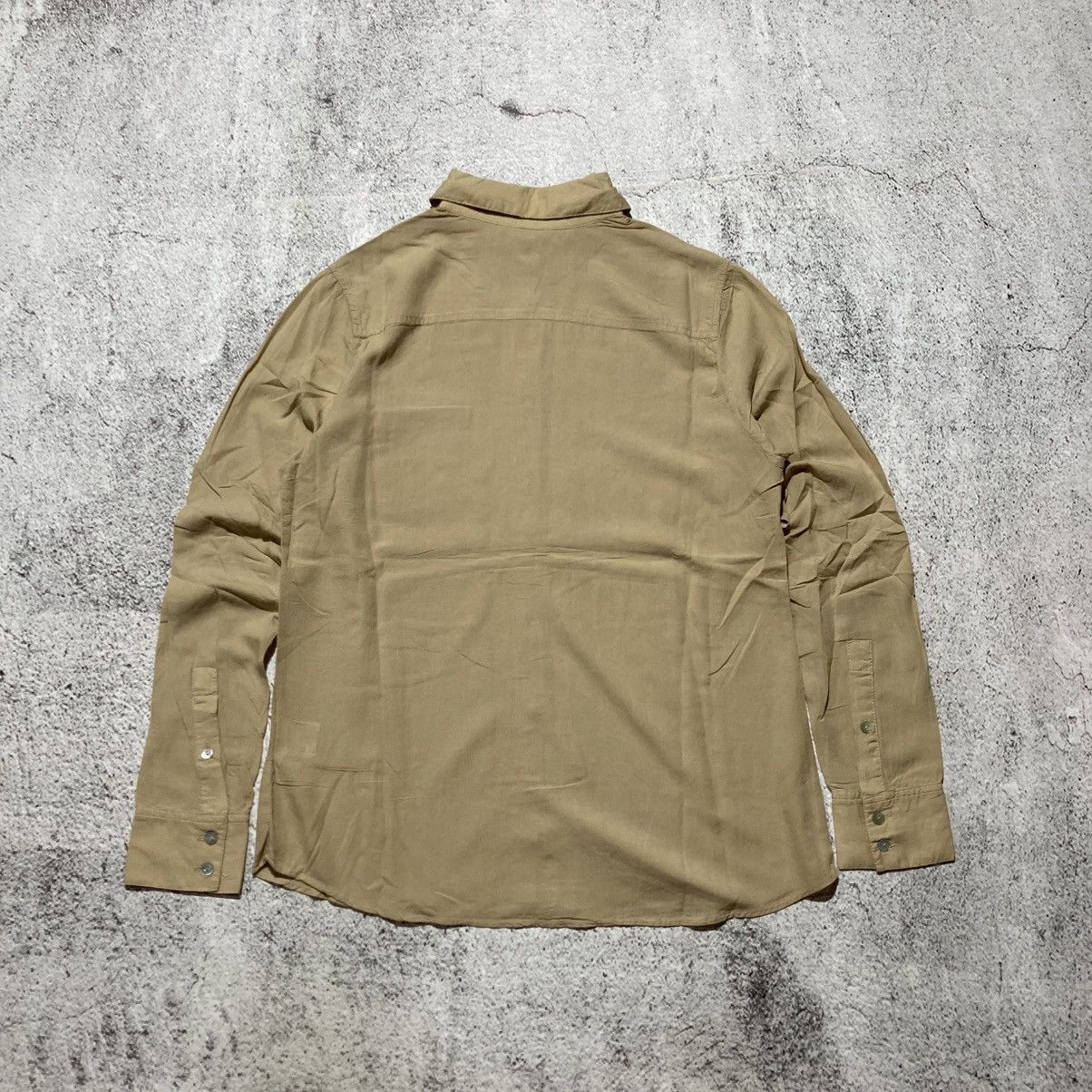 Japanese Brand 2000s GOA Soft Light Weight Shirt Button Up Beige Lgb Size US M / EU 48-50 / 2 - 10 Thumbnail