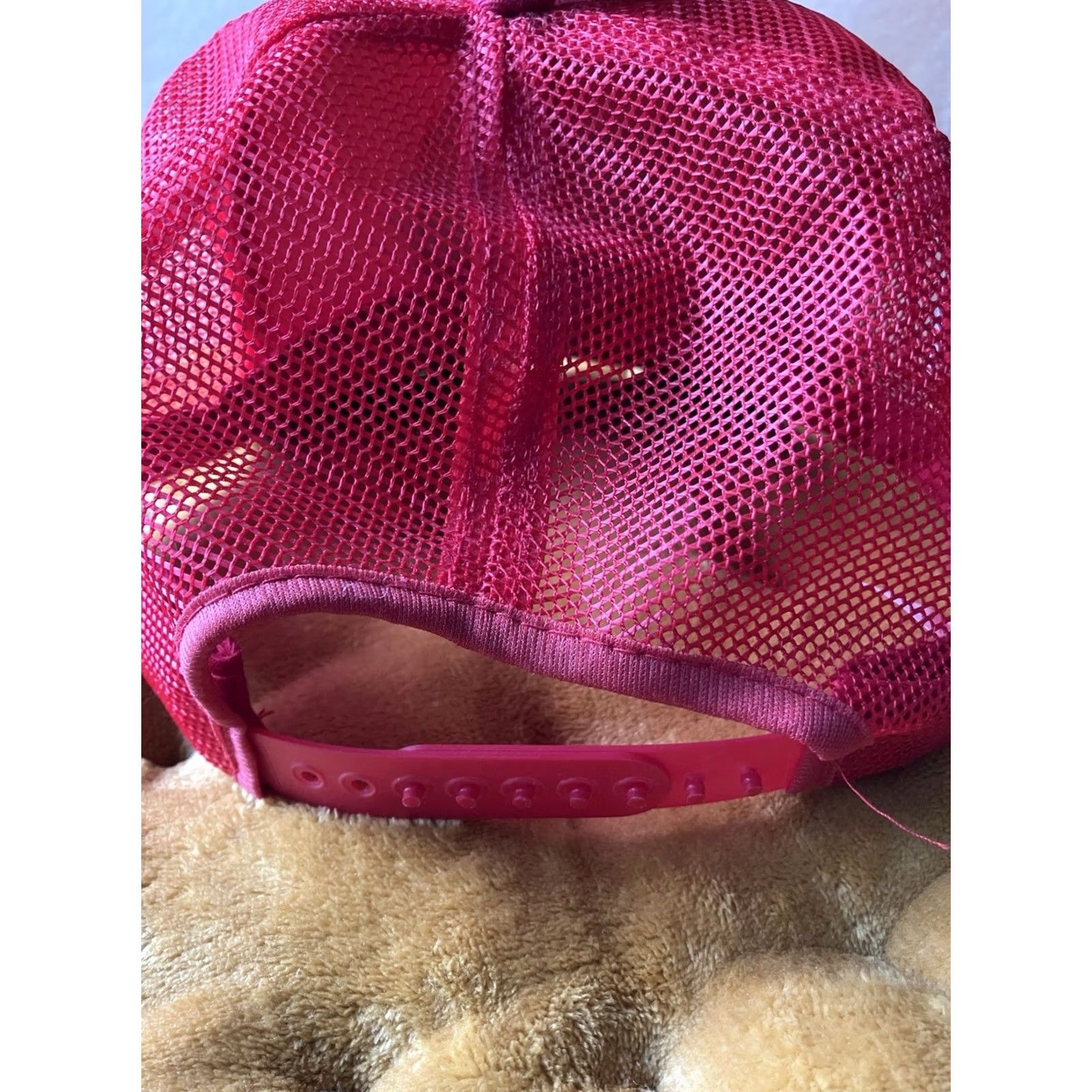 Vintage VINTAGE Tonkin "CAT" Hat Snapback Red Adjustable One Size Mens Hats Size ONE SIZE - 3 Thumbnail