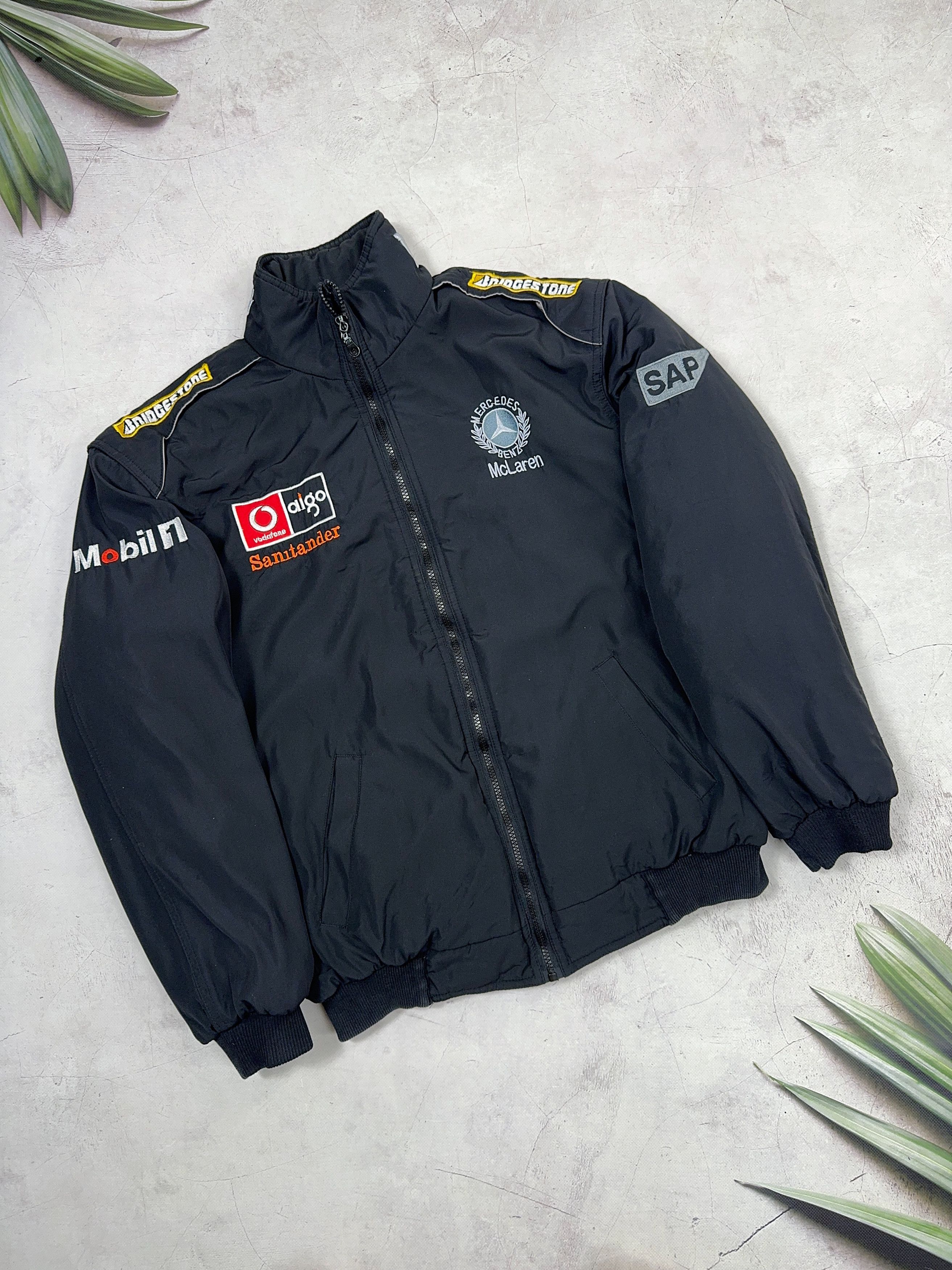 Formula 1 × Mercedes-Benz Vintage Mercedes Benz Racing Jacket Santander McLaren Size US M / EU 48-50 / 2 - 1 Thumbnail