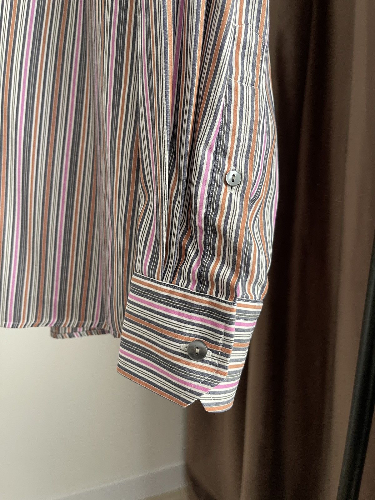 Eton Designer striped eton shirt Size US XXL / EU 58 / 5 - 5 Thumbnail