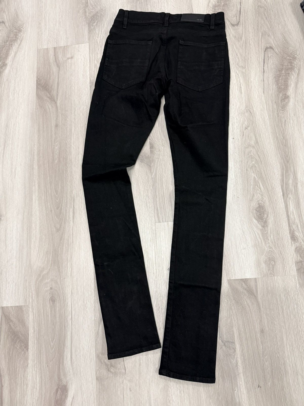 Amiri Amiri 29 Jet Black Size US 30 / EU 46 - 3 Thumbnail