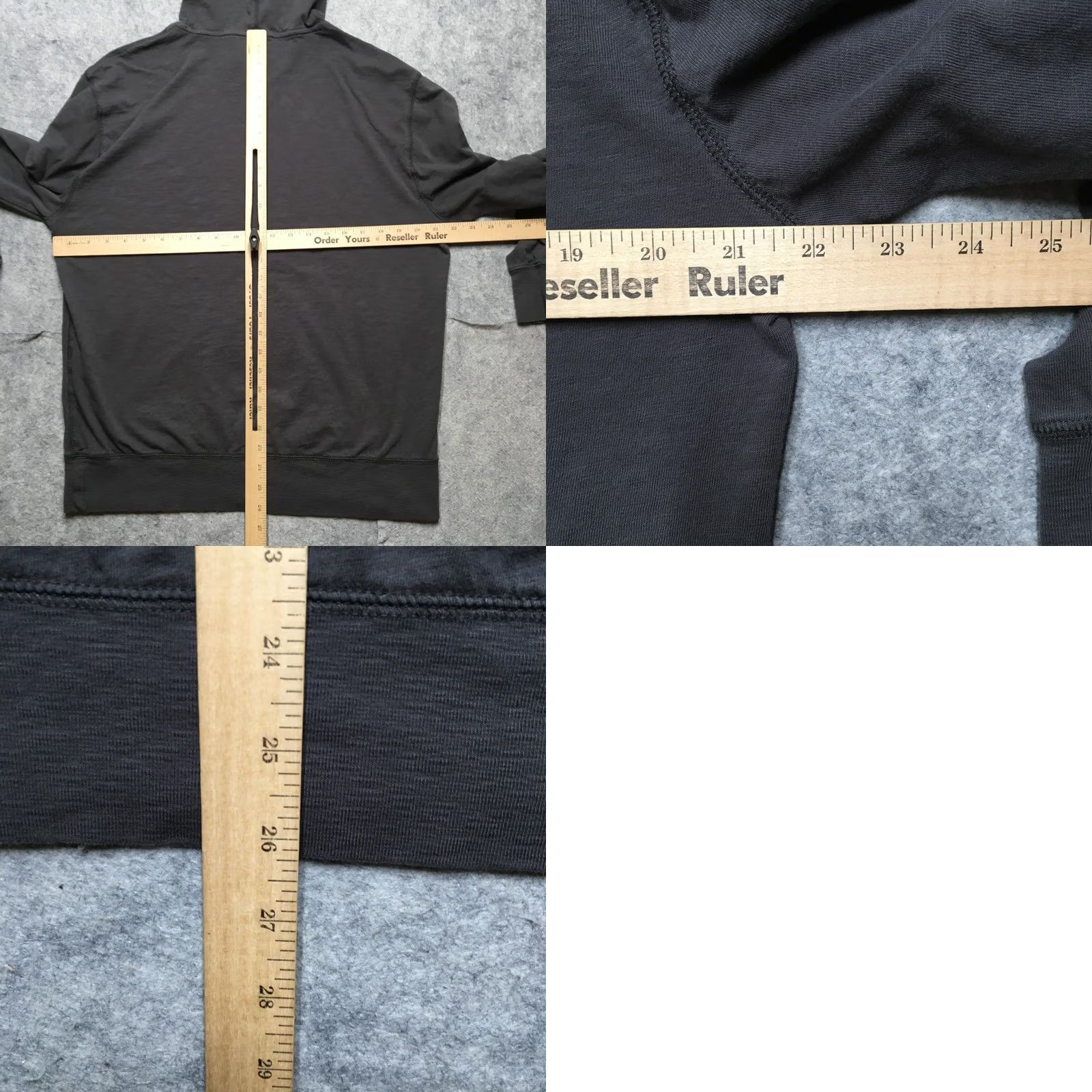 J.Crew J.Crew Hoodie Mens Large Gray Garment-Dyed Slub Cotton Pullover Jersey Size US L / EU 52-54 / 3 - 9 Thumbnail