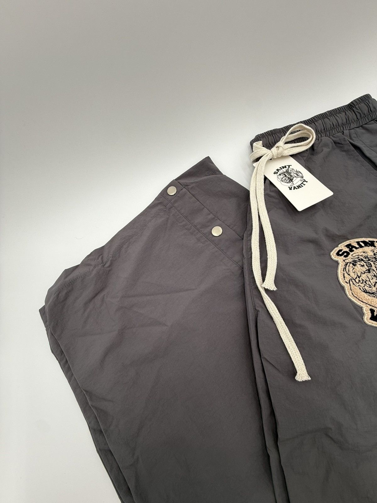 Saint Vanity Saint Vanity Nylon Tearaway Pants Grey Size US 31 - 5 Thumbnail