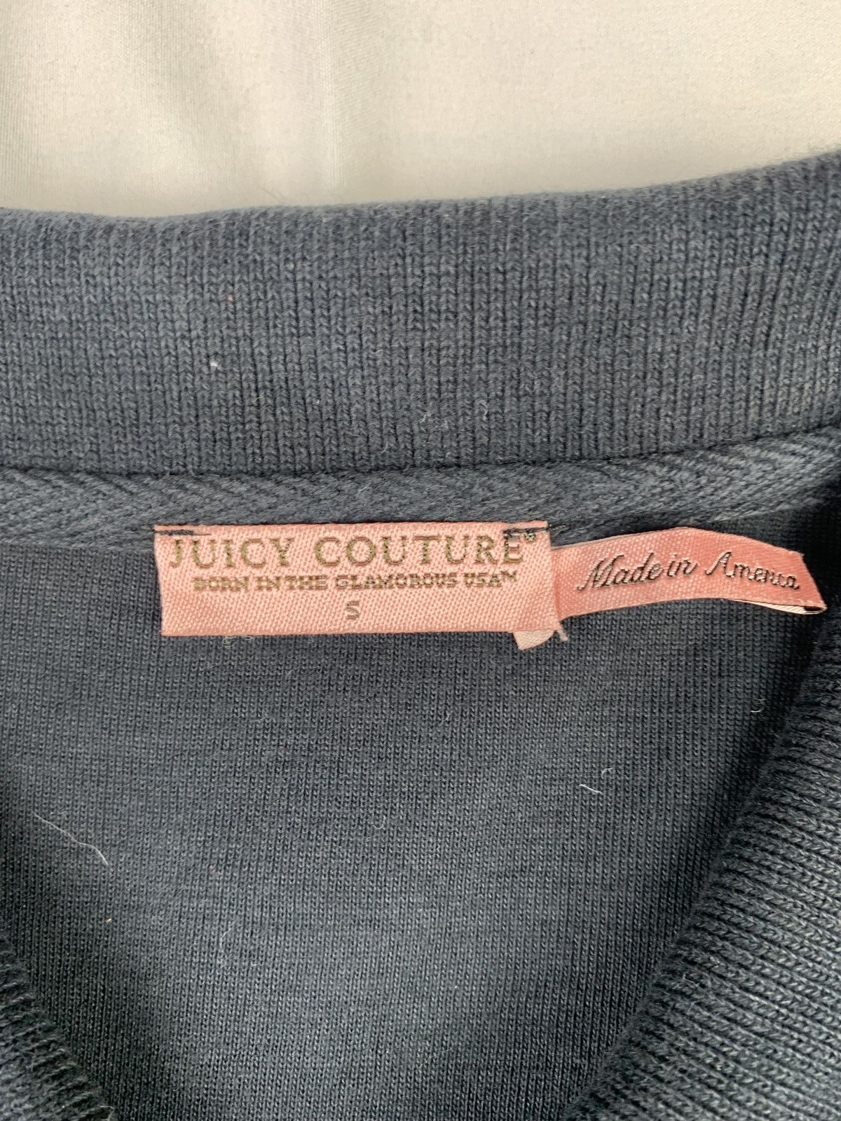 Juicy Couture y2k Juicy Couture US Black Dog Small Logo Embroidered Polo Size S / US 4 / IT 40 - 9 Thumbnail