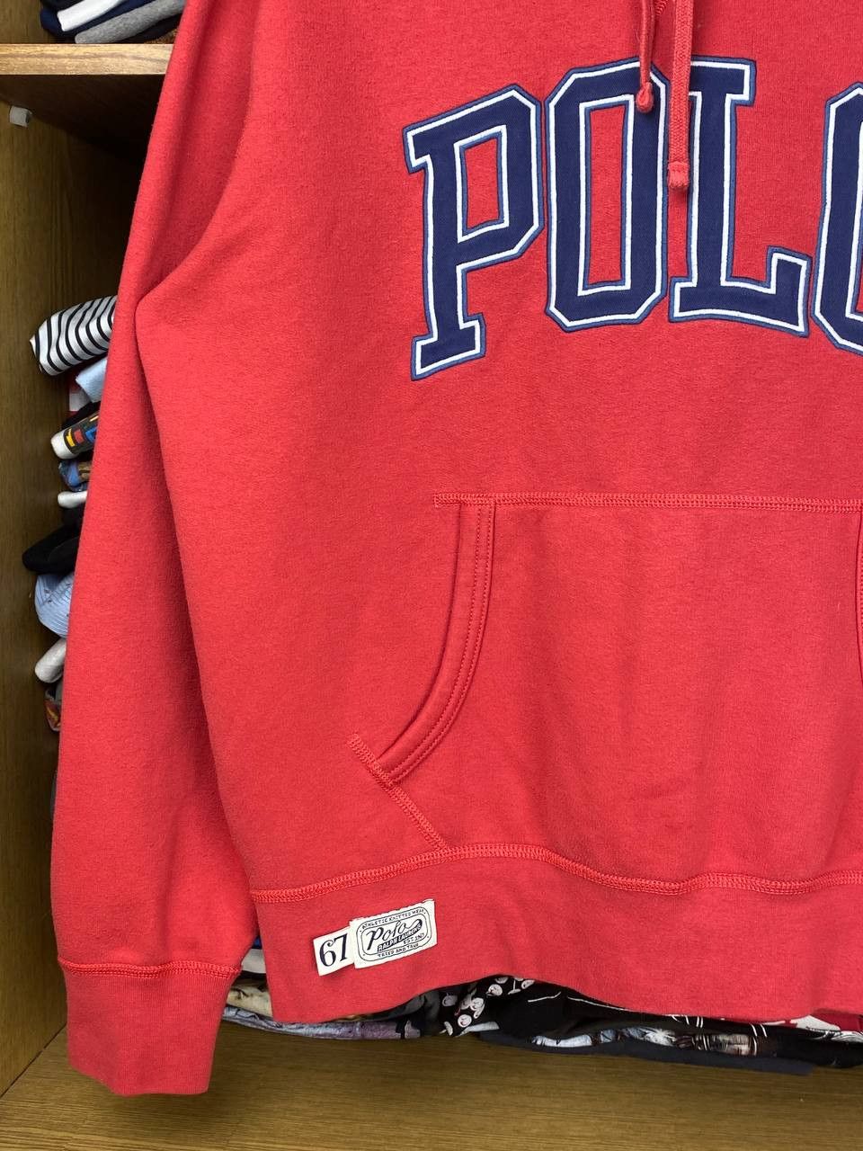 Polo Ralph Lauren × Vintage Polo Ralph Lauren Spellout Hoodie Size US M / EU 48-50 / 2 - 5 Thumbnail