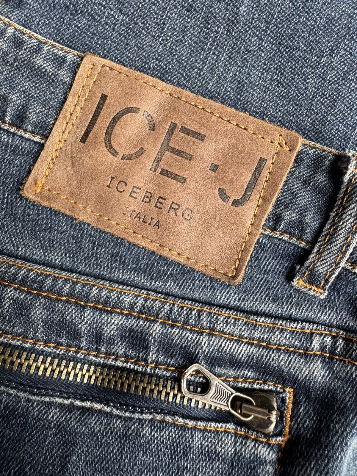 Iceberg VERY RARE VINTAGE PANTS DENIM JEANS ICEBERG BIKER STYLE Size US 30 / EU 46 - 3 Thumbnail