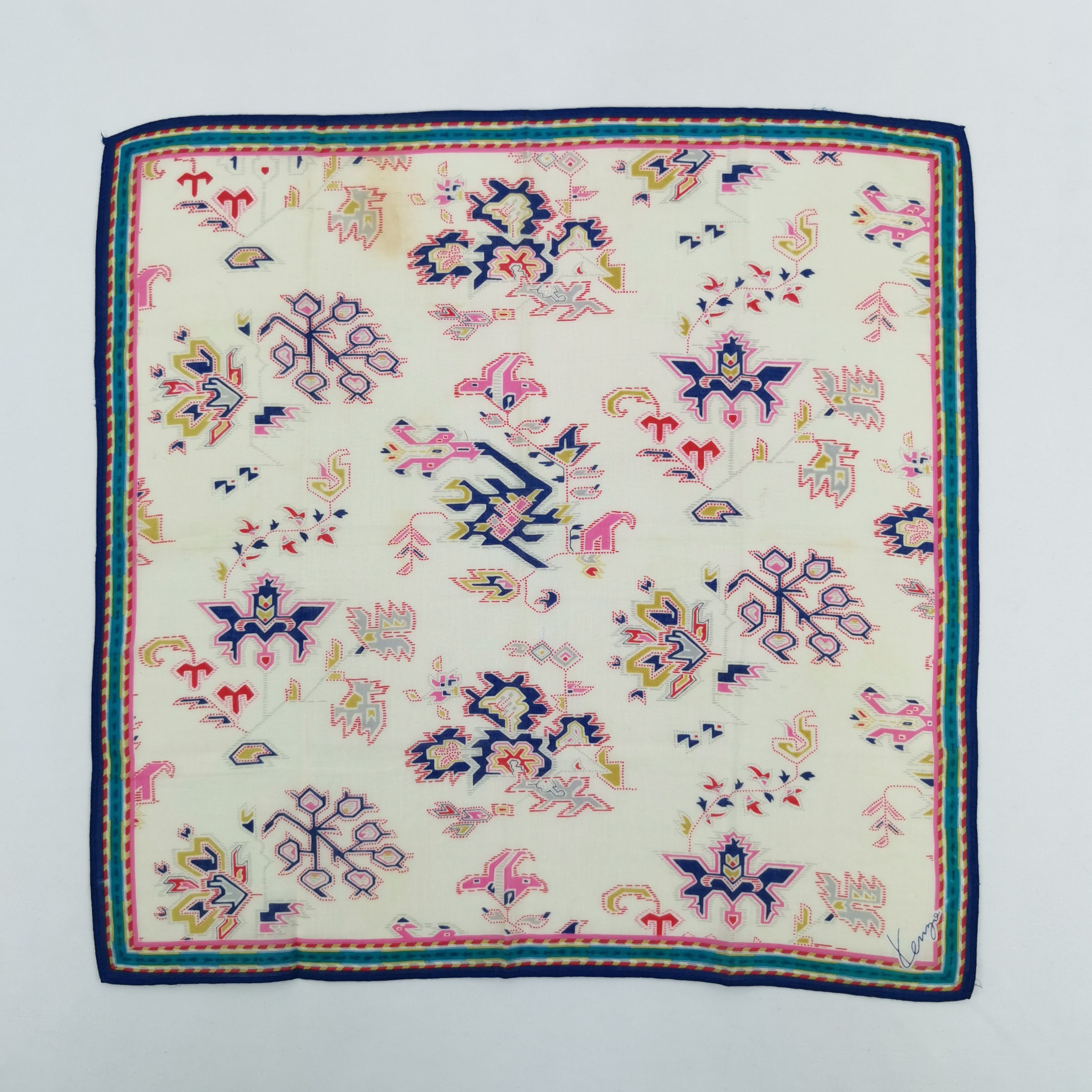 Kenzo Vintage Kenzo Handkerchief Neckerchief Bandana Size ONE SIZE - 2 Thumbnail