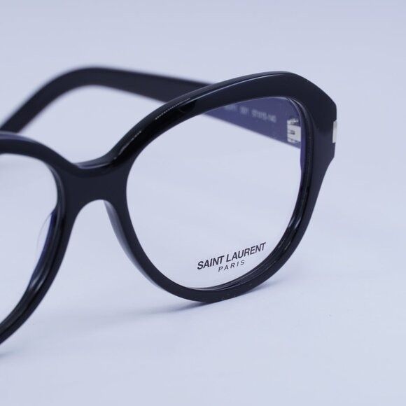 Saint Laurent Paris 🕶️ New Saint Laurent SL411 001 Black Eyeglasses -57mm Size ONE SIZE - 7 Thumbnail