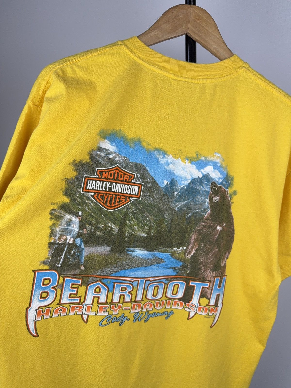 Harley Davidson 2006 Harley-Davidson Biker Bear Tooth USA Made Tee Shirt Size US L / EU 52-54 / 3 - 7 Thumbnail