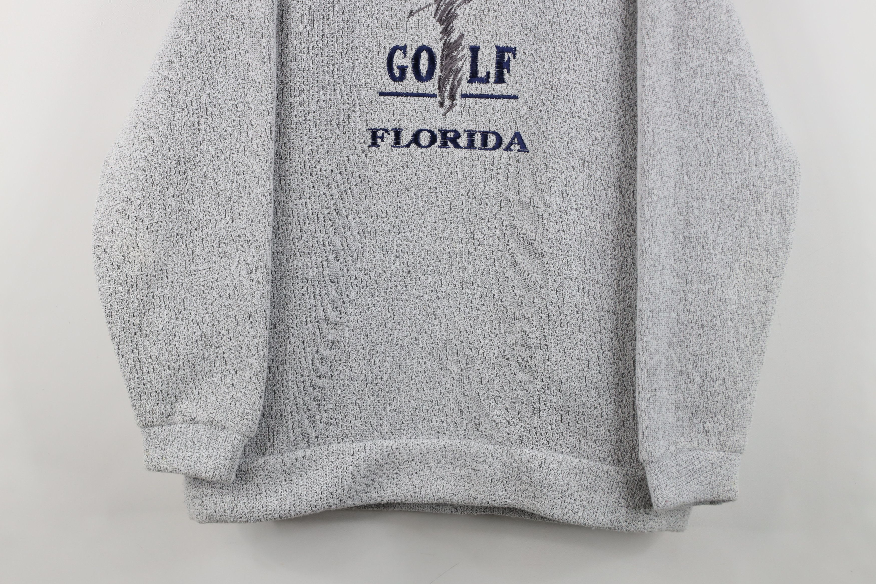 Vintage Vintage 90s Streetwear Golf Florida Sweatshirt Gray USA Size US M / EU 48-50 / 2 - 3 Thumbnail