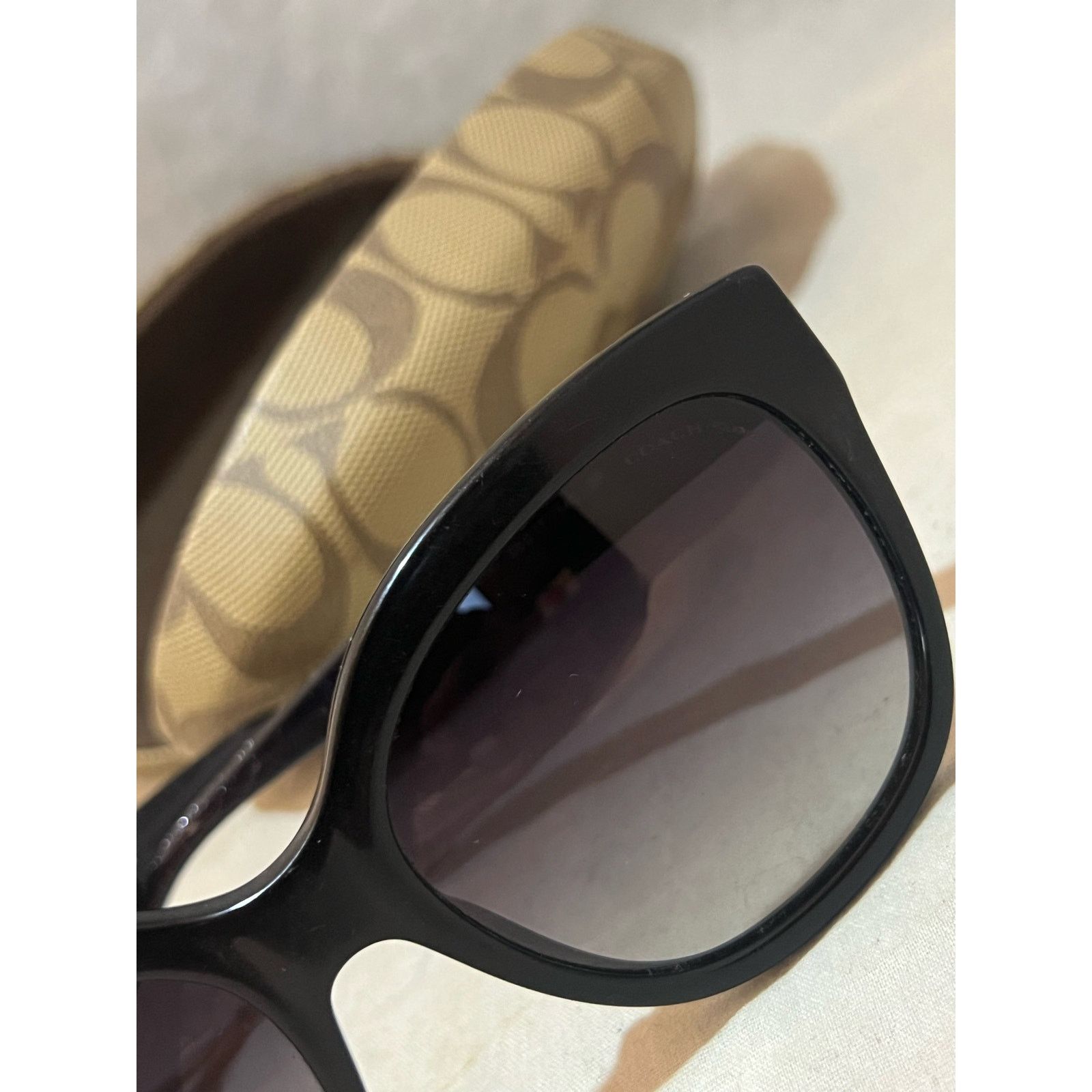 Coach Coach HC 8264 L1083 5002T3 Black Gold Cat Eye Frames Size ONE SIZE - 3 Thumbnail
