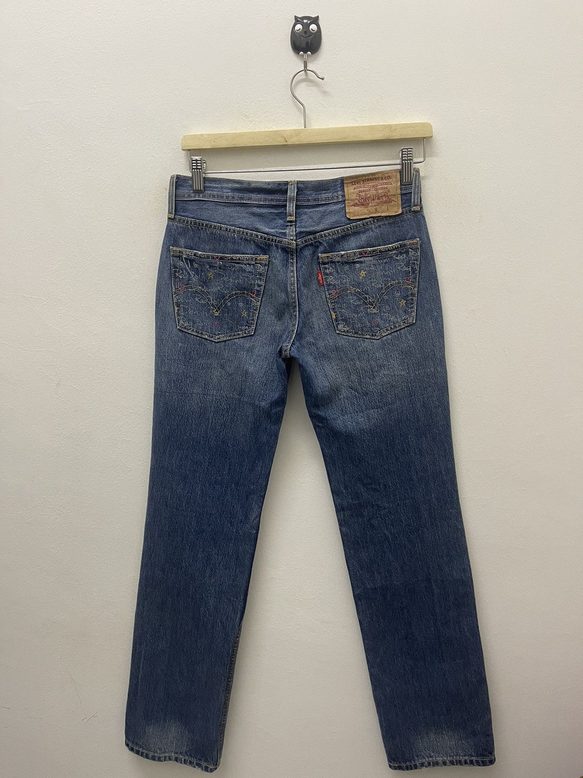 Levi's Rare Vintage LEVIS Rag Doll Denim 501 Jeans Size 27" / US 4 / IT 40 - 3 Thumbnail