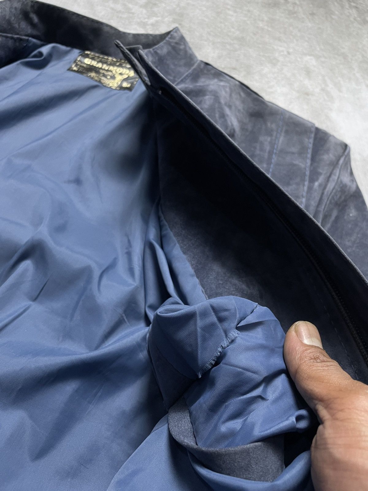 Vintage Vintage Victorlux Grandmoda Velvet Bomber Jacket Size US L / EU 52-54 / 3 - 7 Thumbnail