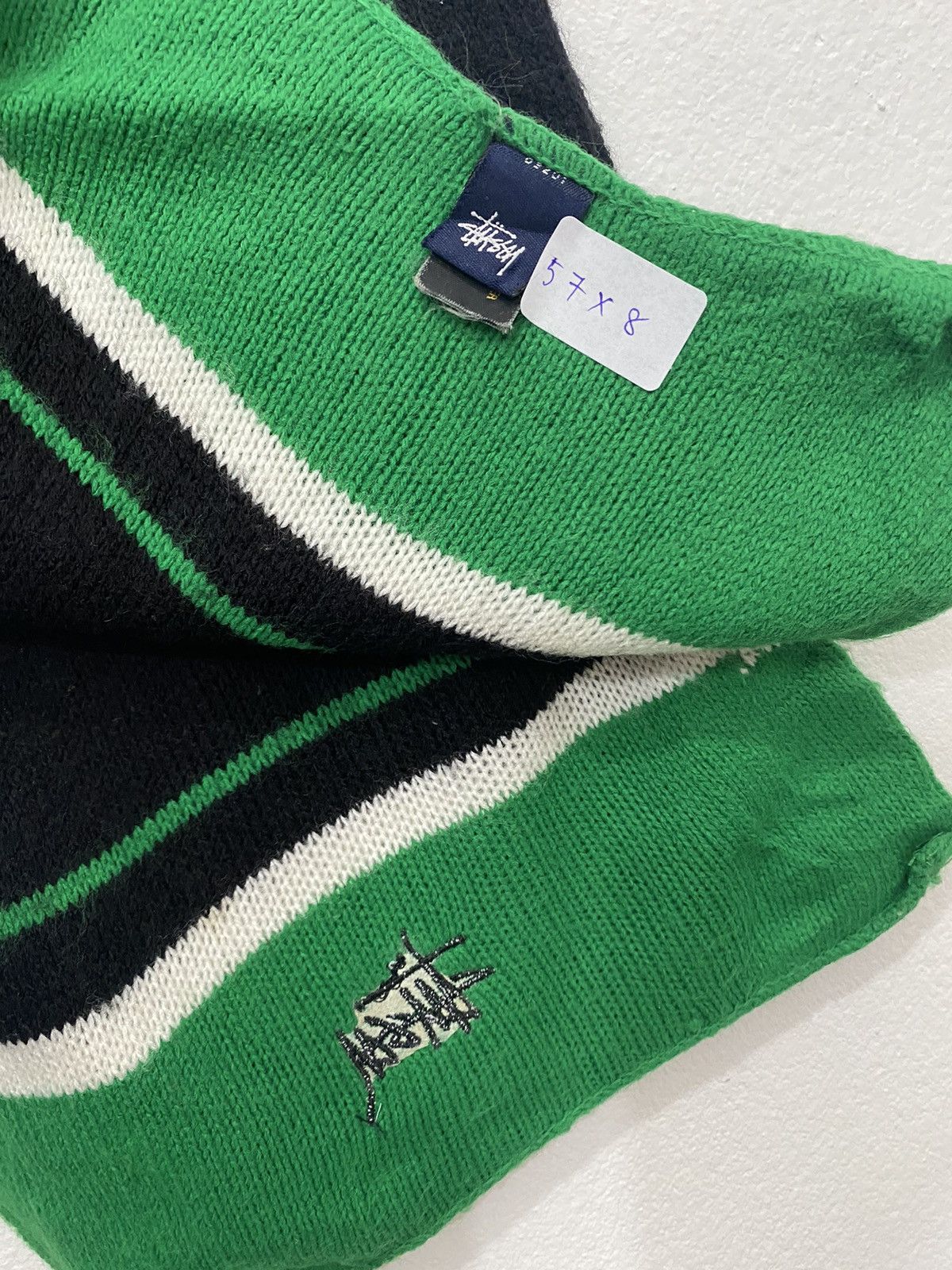 Stussy 💥Vintage STUSSY USA rare muffler scarf Size ONE SIZE - 3 Thumbnail