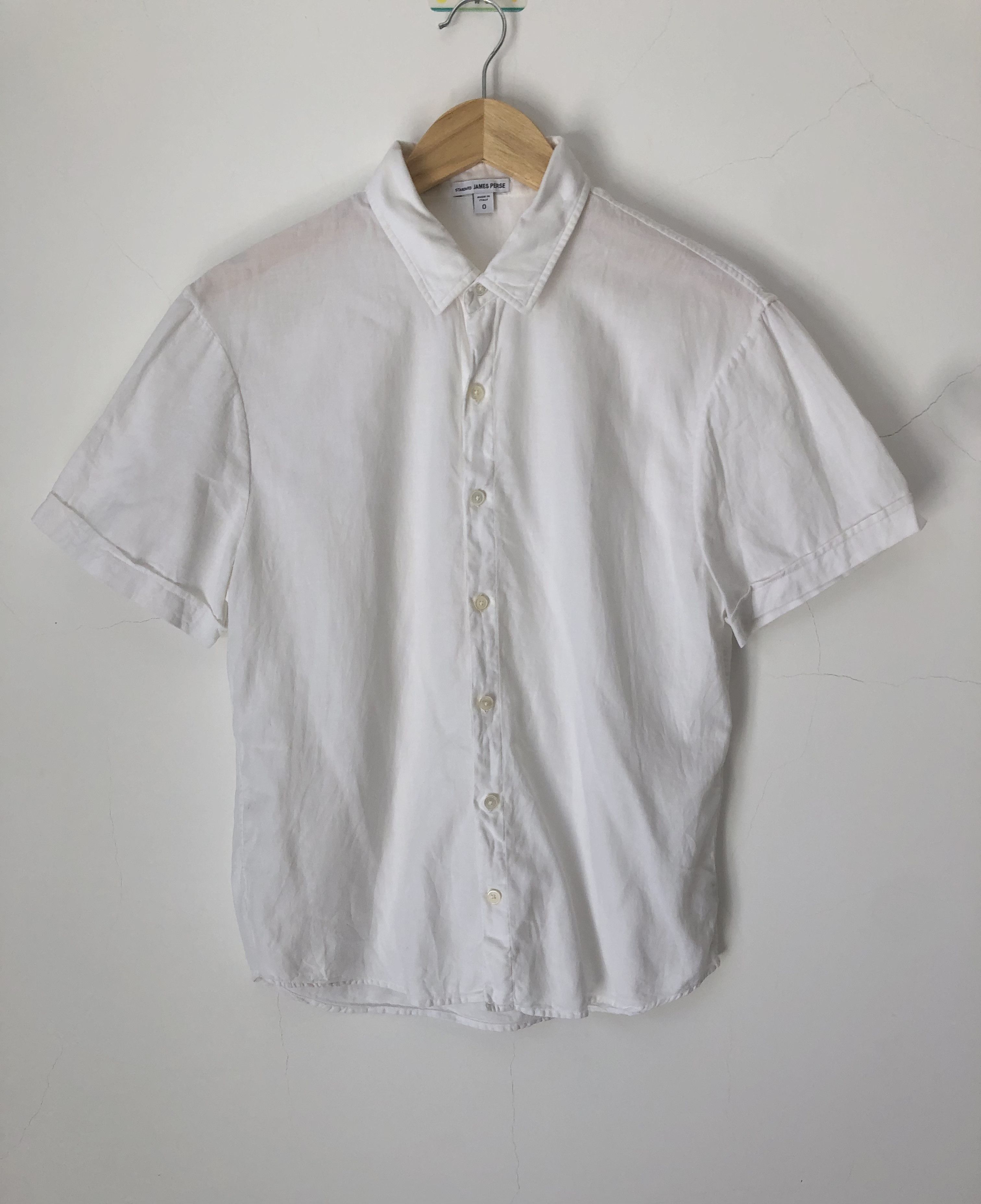 James Perse white linen shirt Size US XS / EU 42 / 0 - 1 Thumbnail