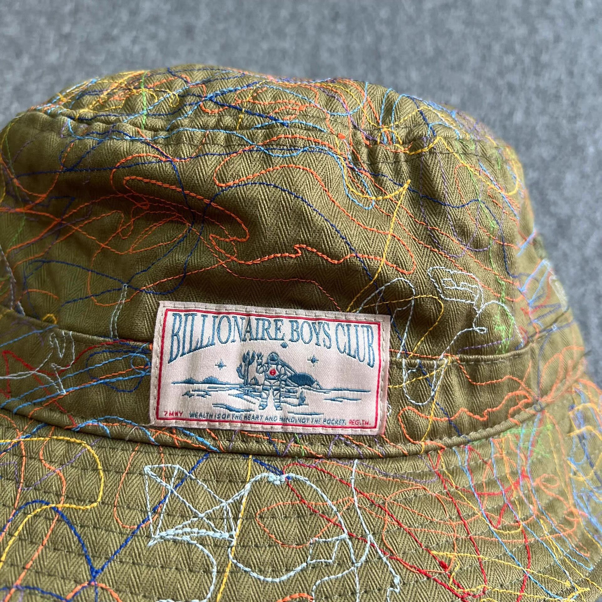 Billionaire Boys Club BBC US Single-Stitch Embroidered Bucket Hat Q7 Size ONE SIZE - 2 Thumbnail