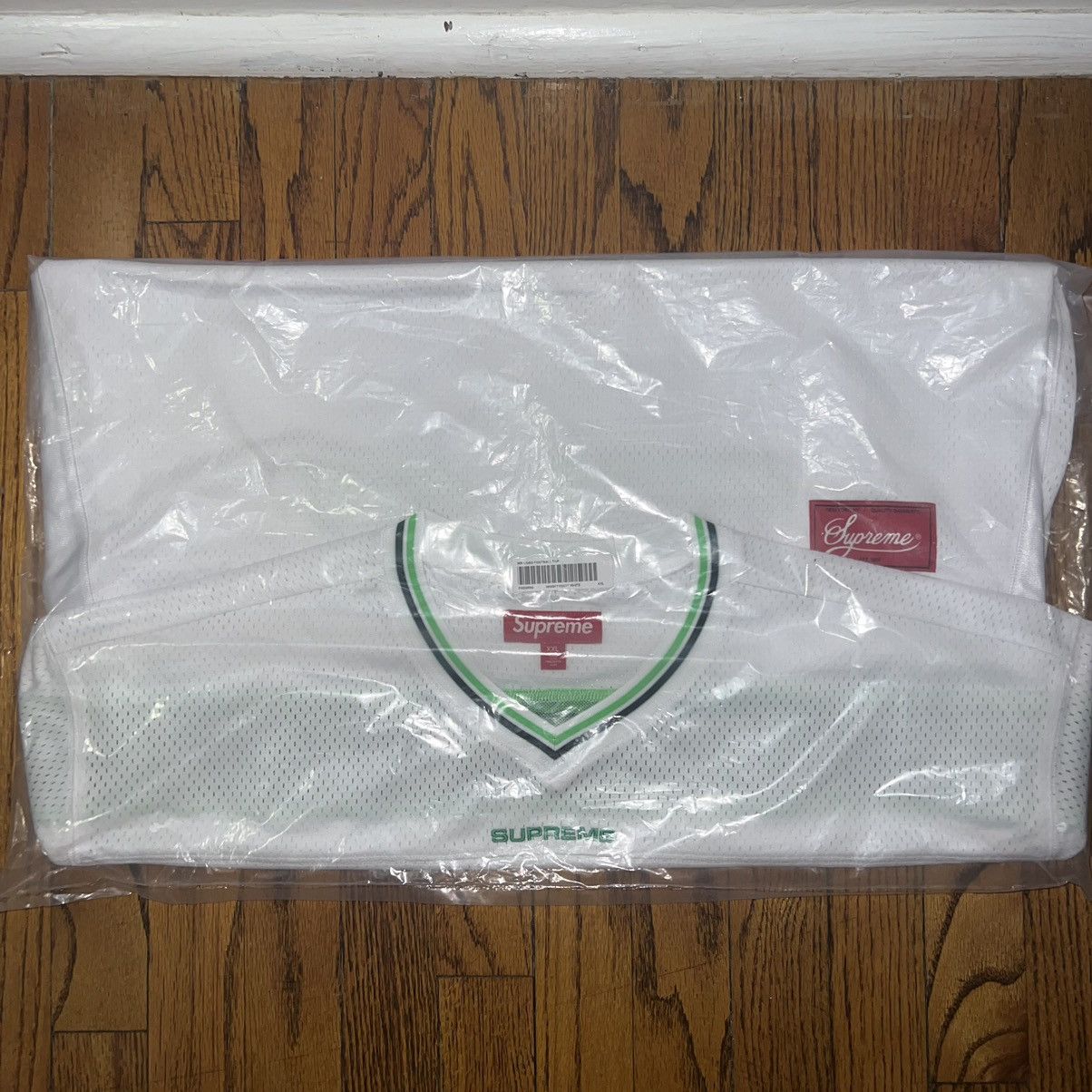 Supreme Supreme Jaquard Rib Football Jersey White Size: XXL Size US XXL / EU 58 / 5 - 3 Thumbnail