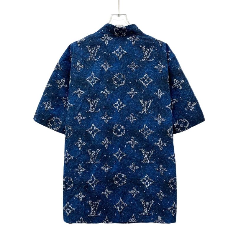 Louis Vuitton Louis Vuitton 25 blue logo presbyopic full print cotton la Size US XXL / EU 58 / 5 - 2 Thumbnail