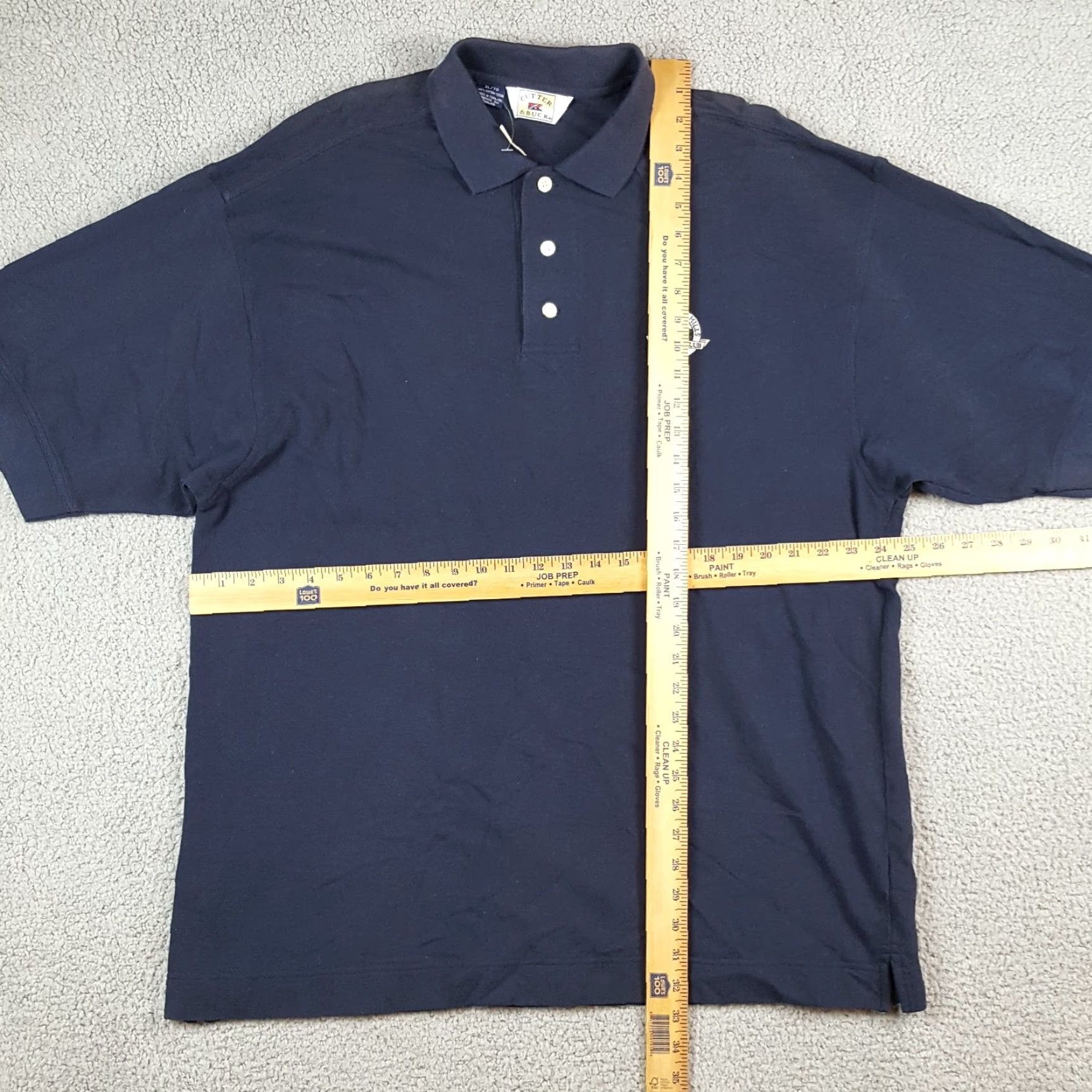 Cutter & Buck Vintage Cutter & Buck Men's Polo Shirt XL Navy Blue 90s Golf Casual Preppy All Seasons Size US XL / EU 56 / 4 - 6 Thumbnail
