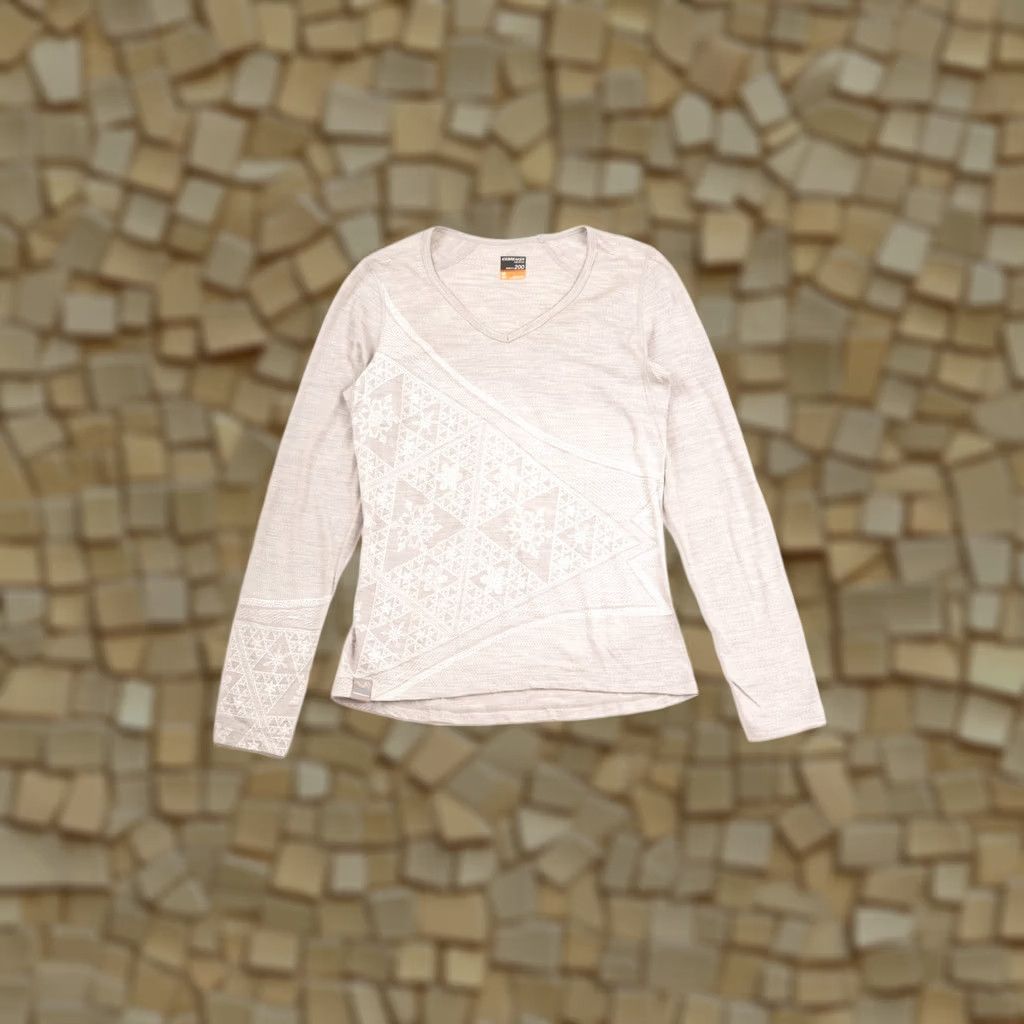 Icebreaker Icebreaker Merino Wool Bodyfit 200 Simon Beck Long Sleeve Top T-Shirt Women M Gray Activewear Wool 2009s Merch? Size M / US 6-8 / IT 42-44 - 1 Thumbnail
