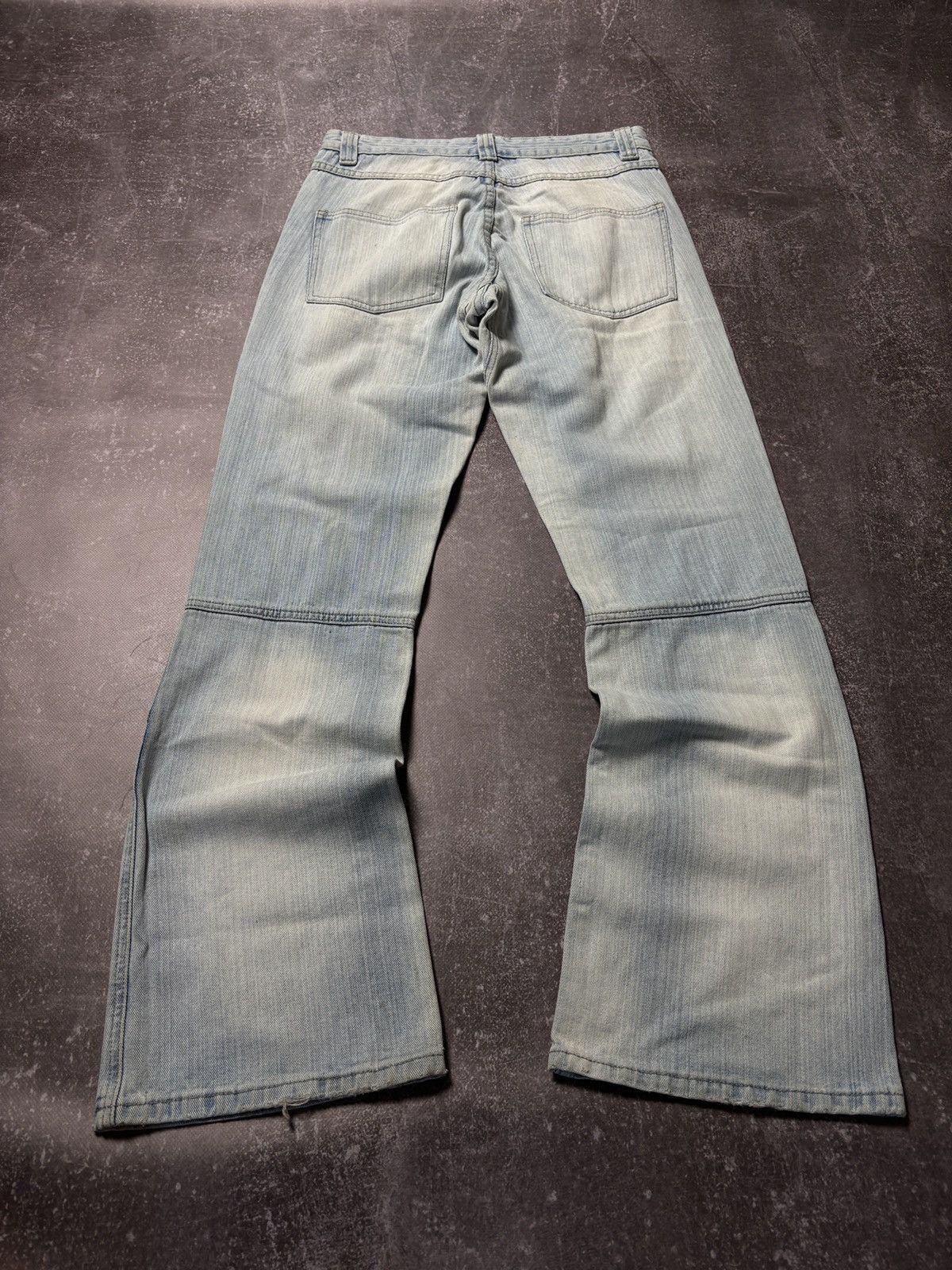 Hysteric Glamour CRAZY FLARED VINTAGE FADE JEANS y2k if six was nine style Size US 30 / EU 46 - 2 Thumbnail
