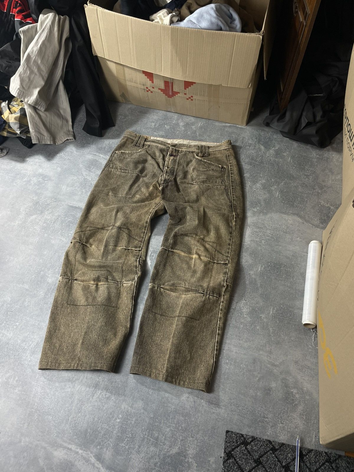 Marithe + Francois Girbaud Marithe Francois Girbaud vintage Y2K buttons pants jeans Size US 33 - 8 Thumbnail