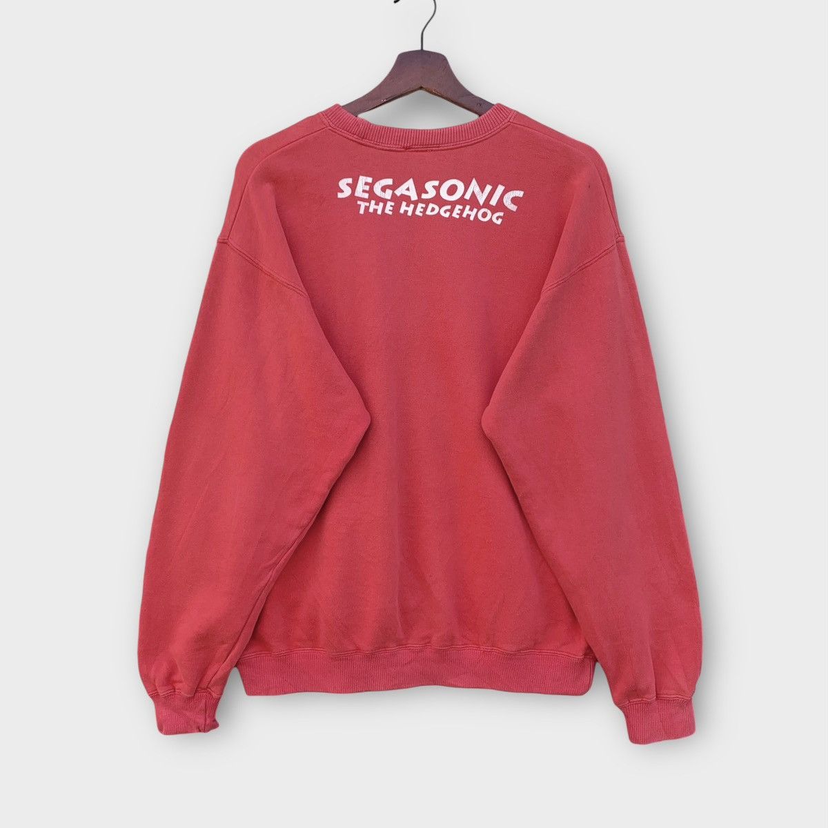 Cartoon Network × Vintage Rare! Vintage 90s Sonic The Hedgehog Sega 1991 Sweatshirt Size M / US 6-8 / IT 42-44 - 2 Thumbnail