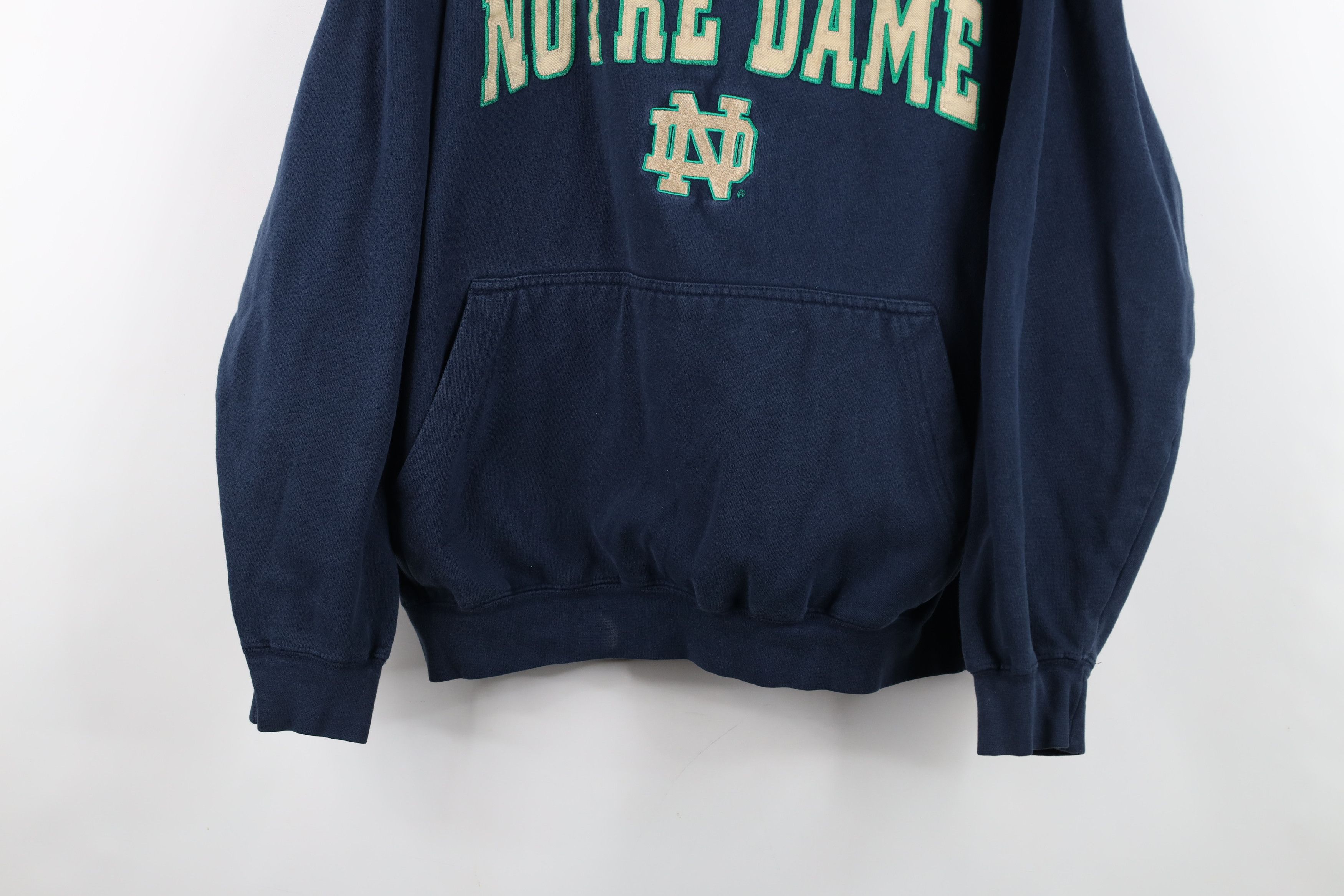 Vintage Vintage 90s Spell Notre Dame University Hoodie Sweatshirt Size M / US 6-8 / IT 42-44 - 3 Thumbnail