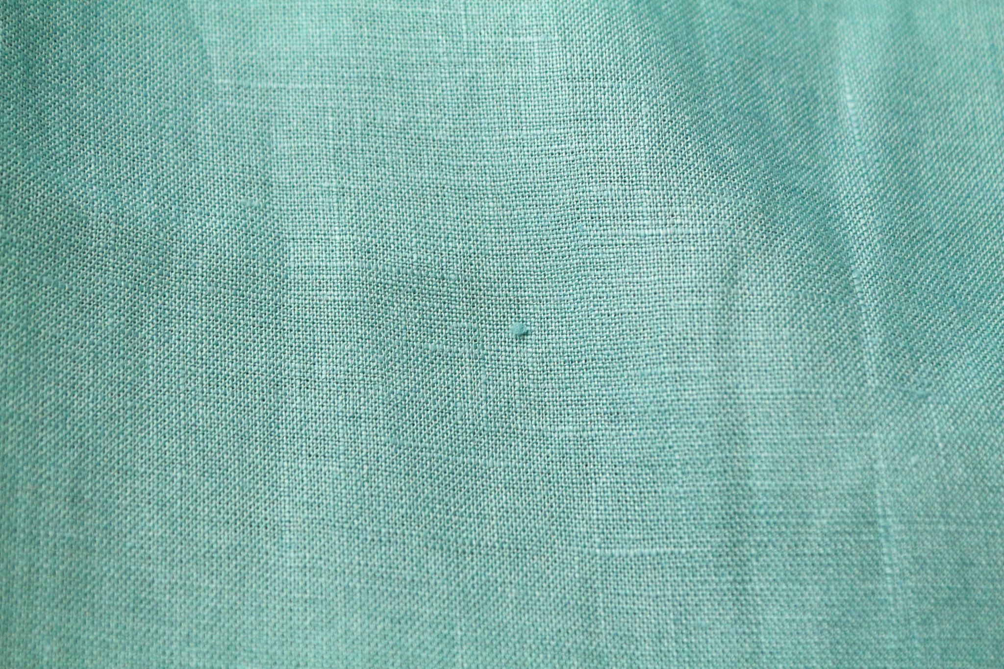 Suitsupply 37/38/14 1/2/15 Slim Linen Aqua Blue Long Sleeve 77294 Size 36R - 10 Thumbnail