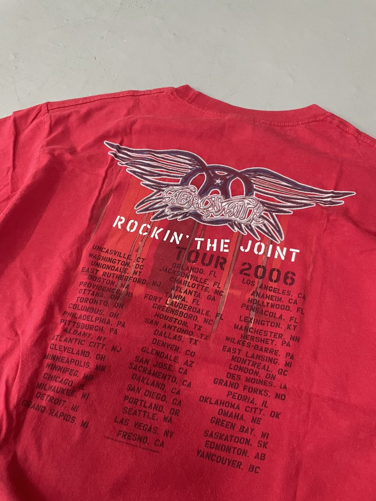 Band Tees Vintage Y2k Aerosmith Rockin The Joint Tour Size US L / EU 52-54 / 3 - 7 Thumbnail