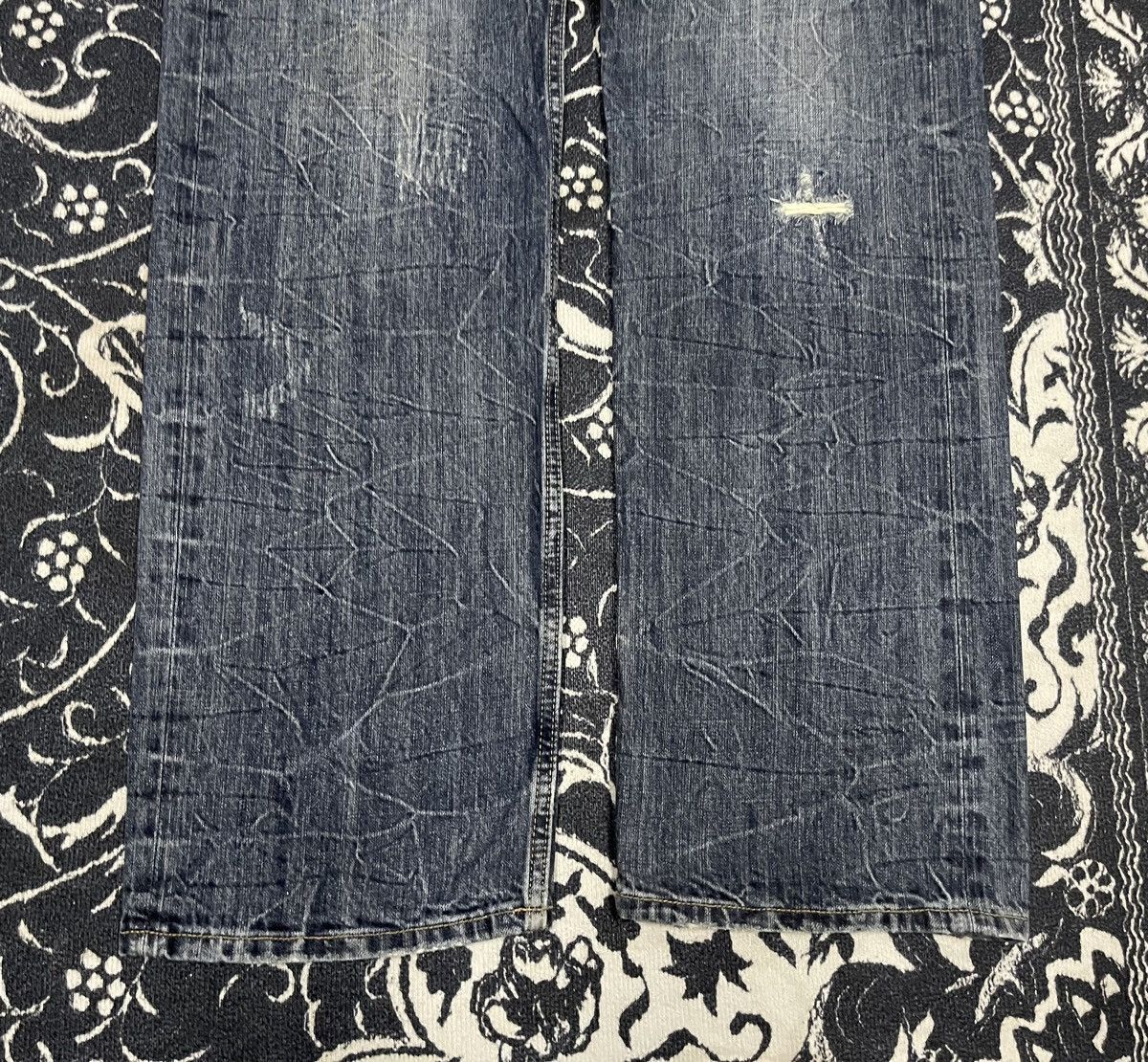 If Six Was Nine Y2K GRAND MIND ORIGIN SPIRIT RARE JEANS EMBROIDERED Size US 32 / EU 48 - 4 Thumbnail