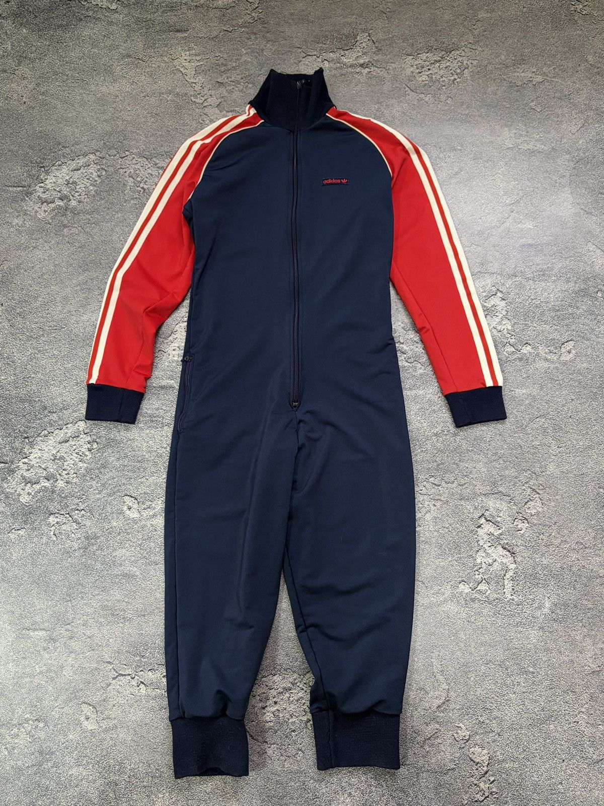 Adidas West Germany Adidas 70s 80s Jumpsuit Tracksuit Vintage M Size US M / EU 48-50 / 2 - 1 Thumbnail