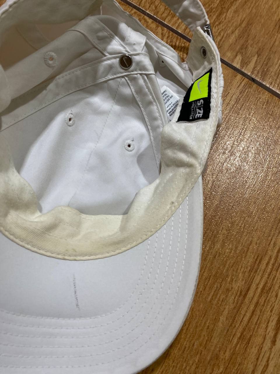 Nike Hats white Vintage Nike Cap Y2K metal logo streetwear Size ONE SIZE - 14 Thumbnail