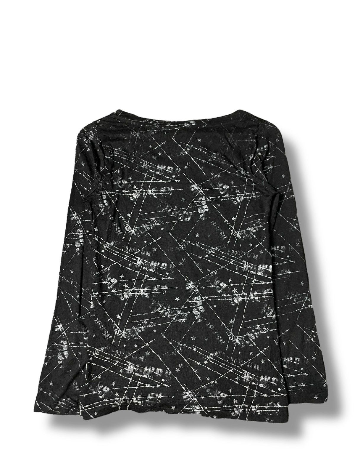 Japanese Brand SWELISH Punk Grunge Distressed Cut Tshirt (74) Size M / US 6-8 / IT 42-44 - 8 Thumbnail