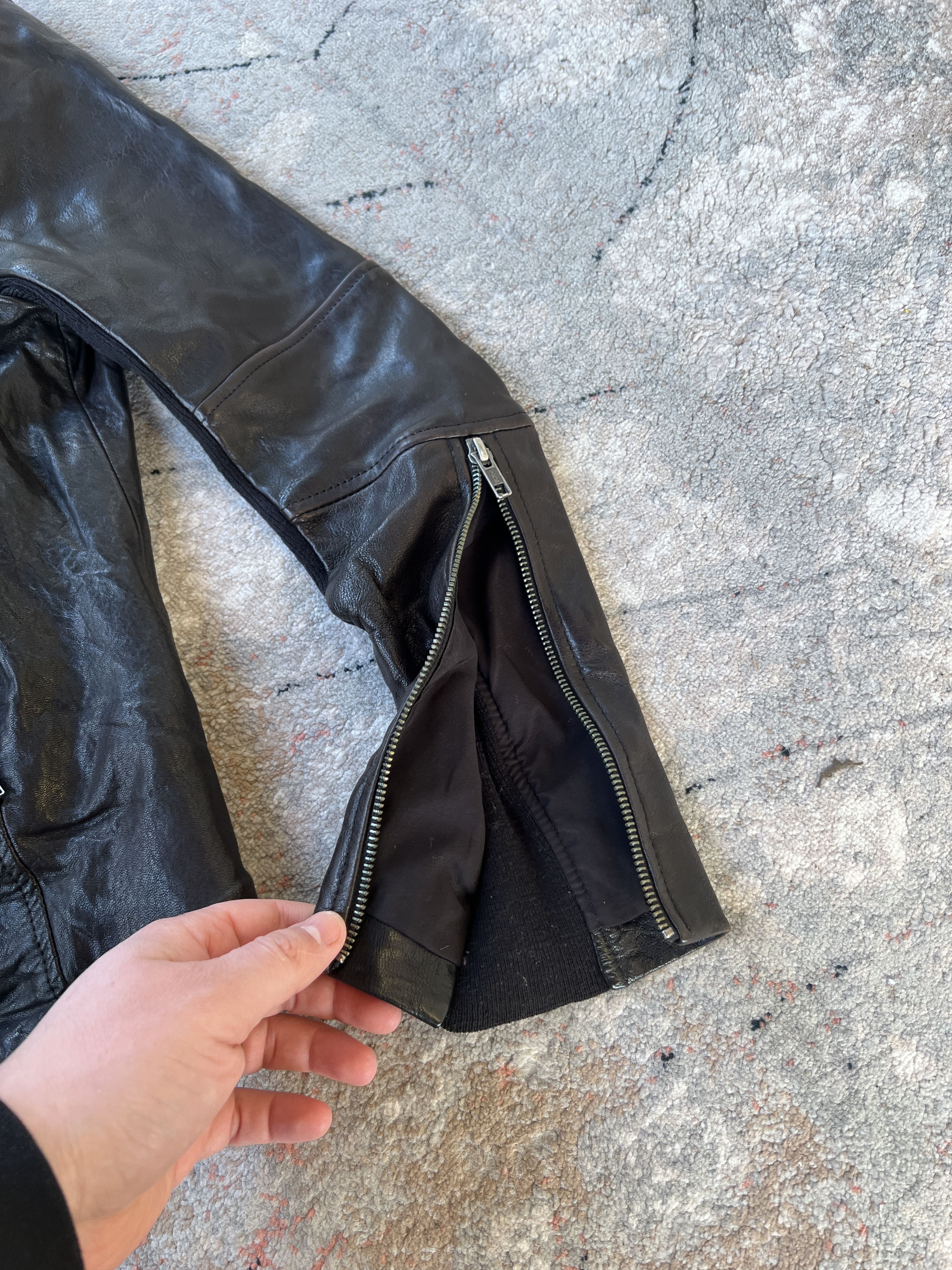 Helmut Lang Helmut Lang Leather Jacket Size M / US 6-8 / IT 42-44 - 4 Thumbnail