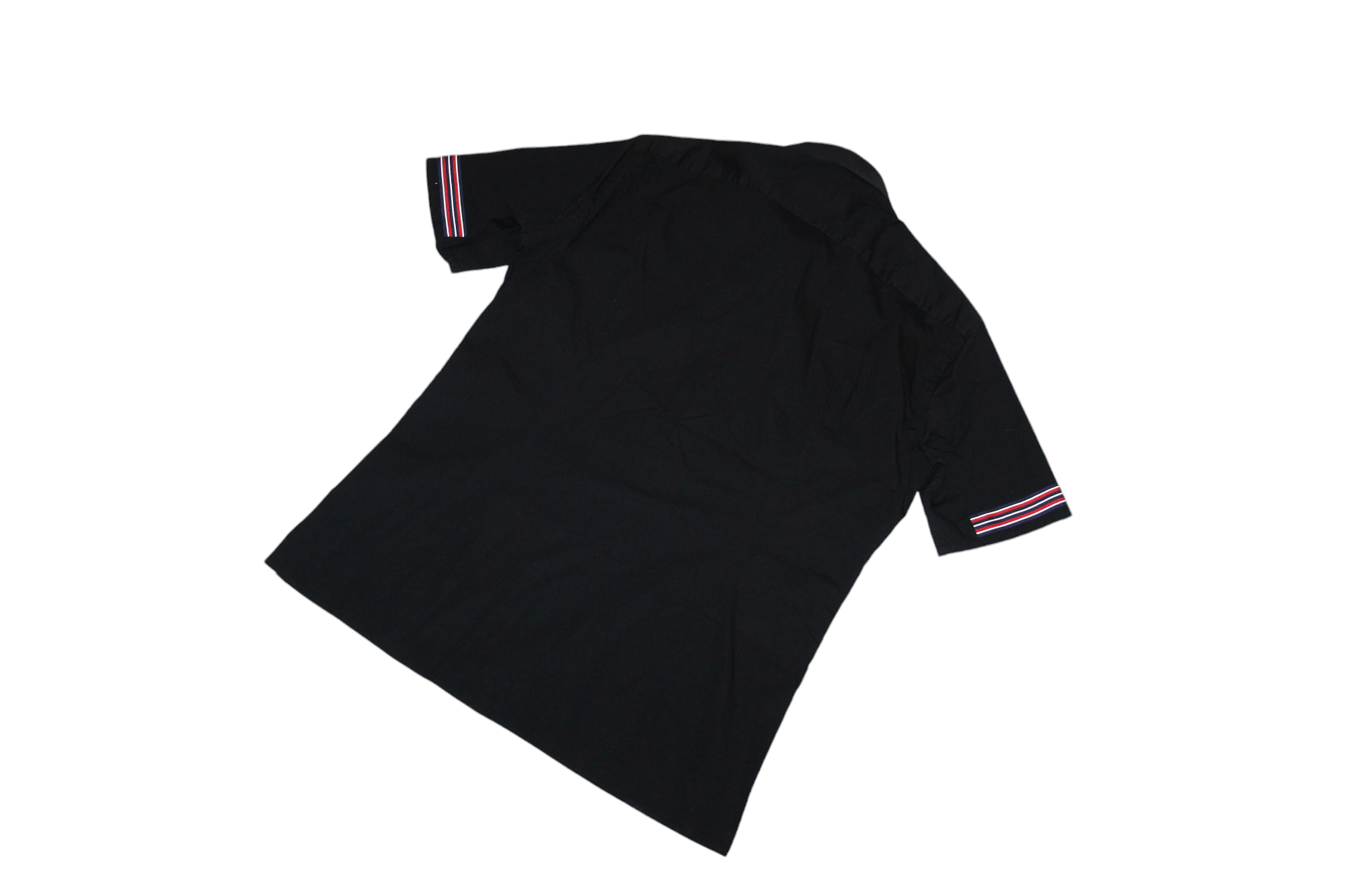 Versace Versace Collection Trend red taped short sleeve casual shirt Size US L / EU 52-54 / 3 - 6 Thumbnail