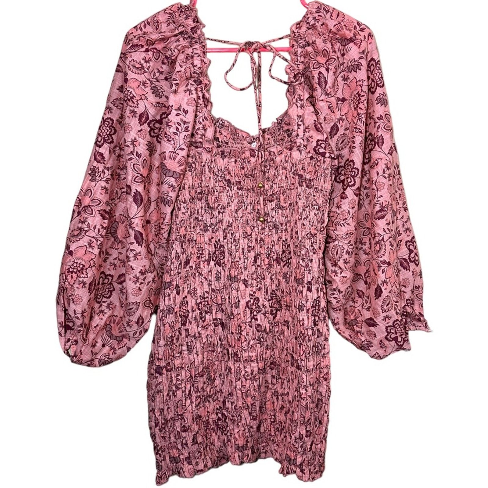 Free People Free People Smock It To Me Mini Dress Size S / US 4 / IT 40 - 12 Thumbnail