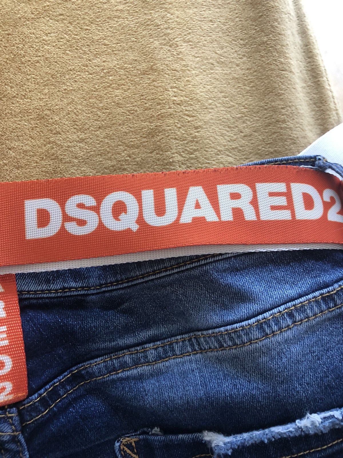 Dsquared2 DSQUARED2 SLIM FIT STRAP DENIM SHORTS Size US 30 / EU 46 - 7 Thumbnail