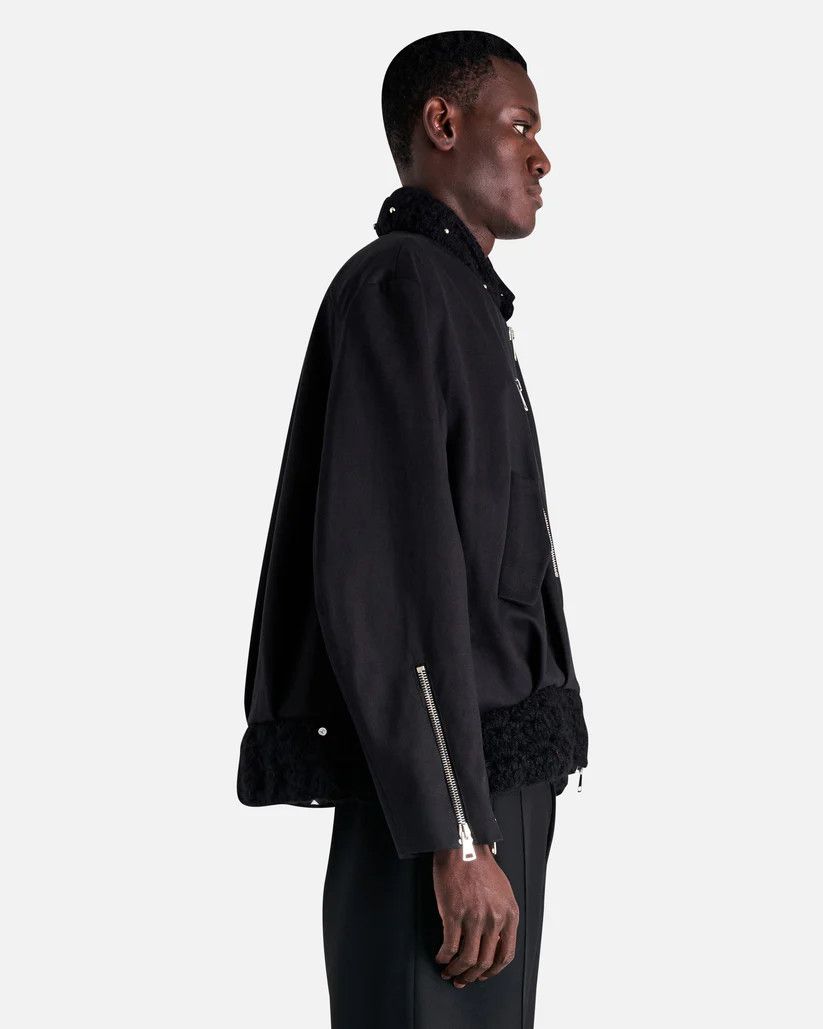 o1s1v1r1oon0925 Exclusive Ipstone Bomber Jacket in Black