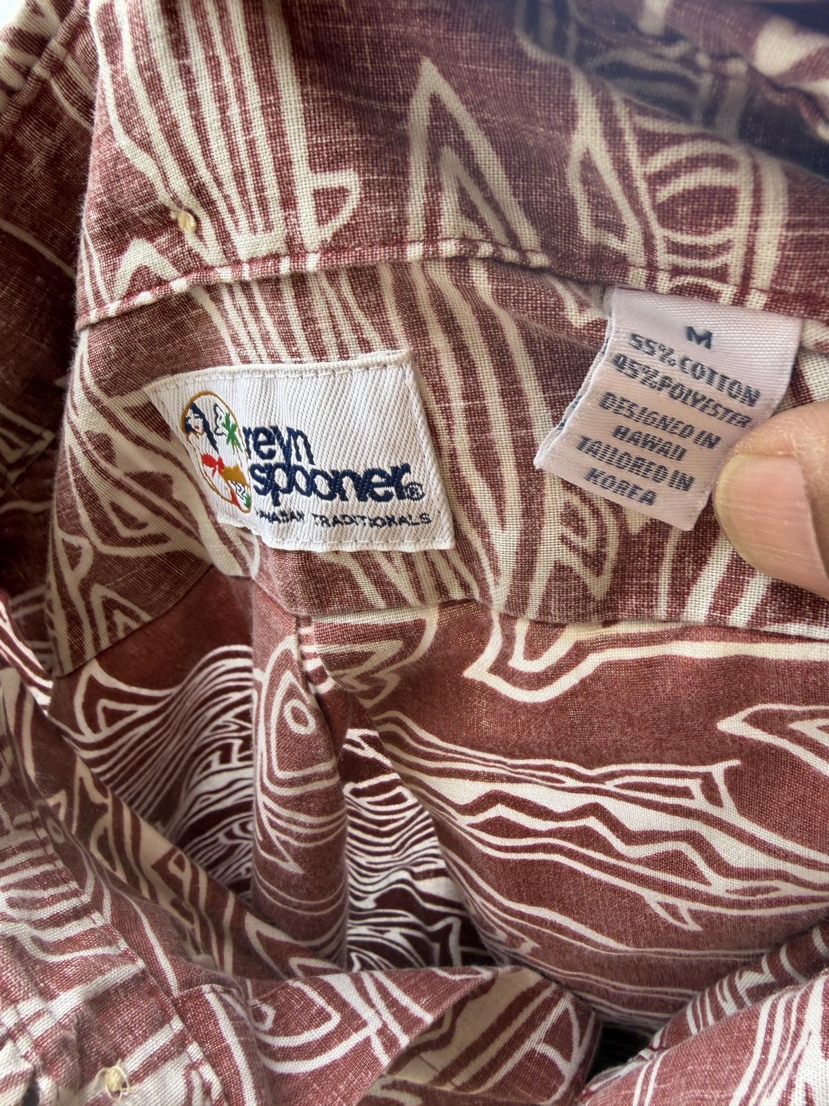 Reyn Spooner PreOwned Reyn Spooner Classic Hawaiian Print Red Men's M Size US M / EU 48-50 / 2 - 4 Thumbnail