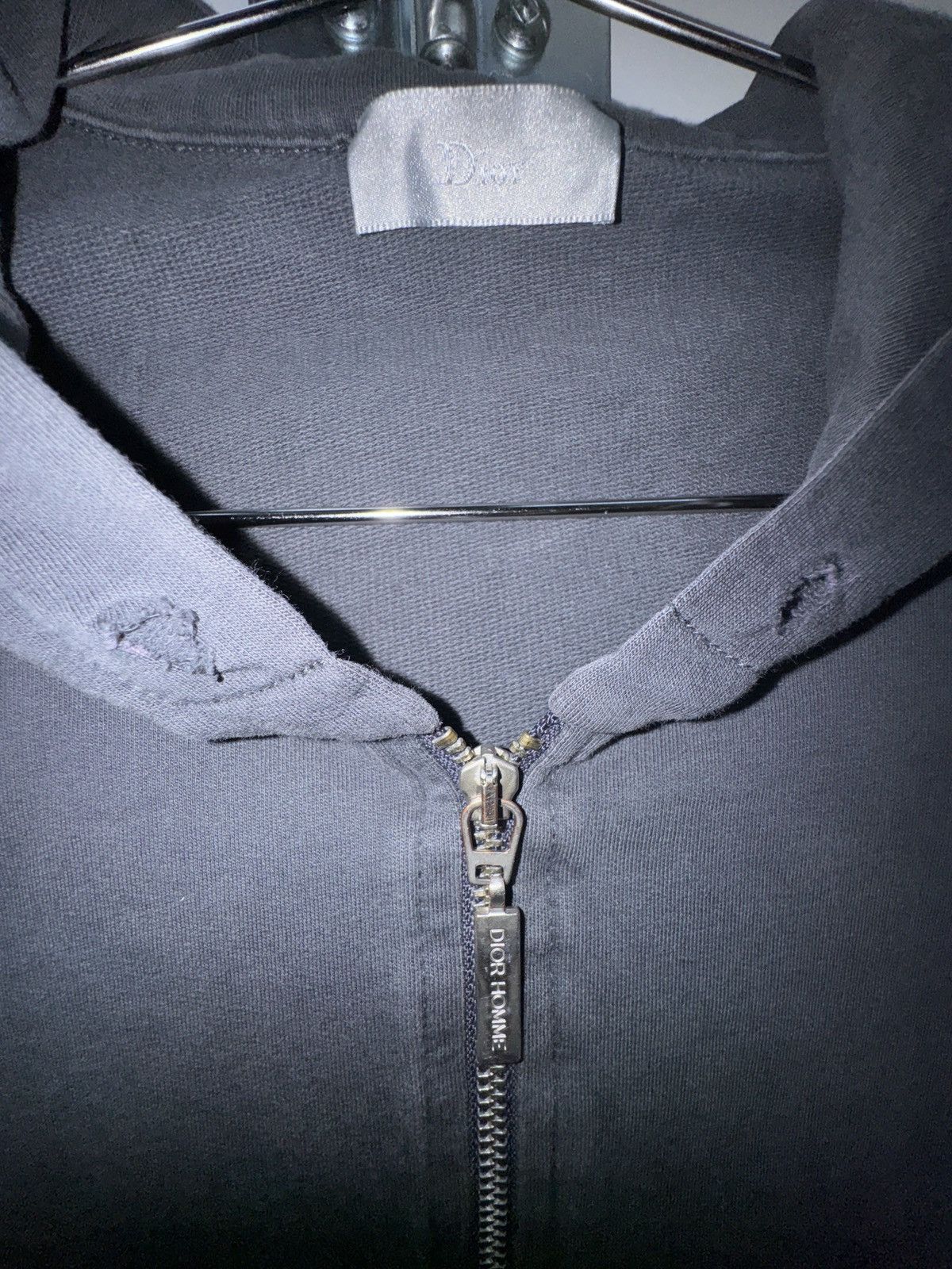 Dior 🩶Dior homme dark grey zip-up Size US M / EU 48-50 / 2 - 3 Thumbnail