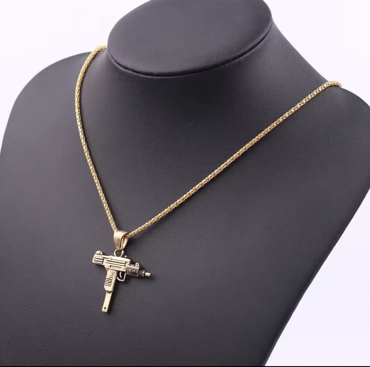 Jewelry × Lil Uzi Vert Uzi Gun Charm Pendant Necklace Chain NEW Size ONE SIZE - 3 Thumbnail