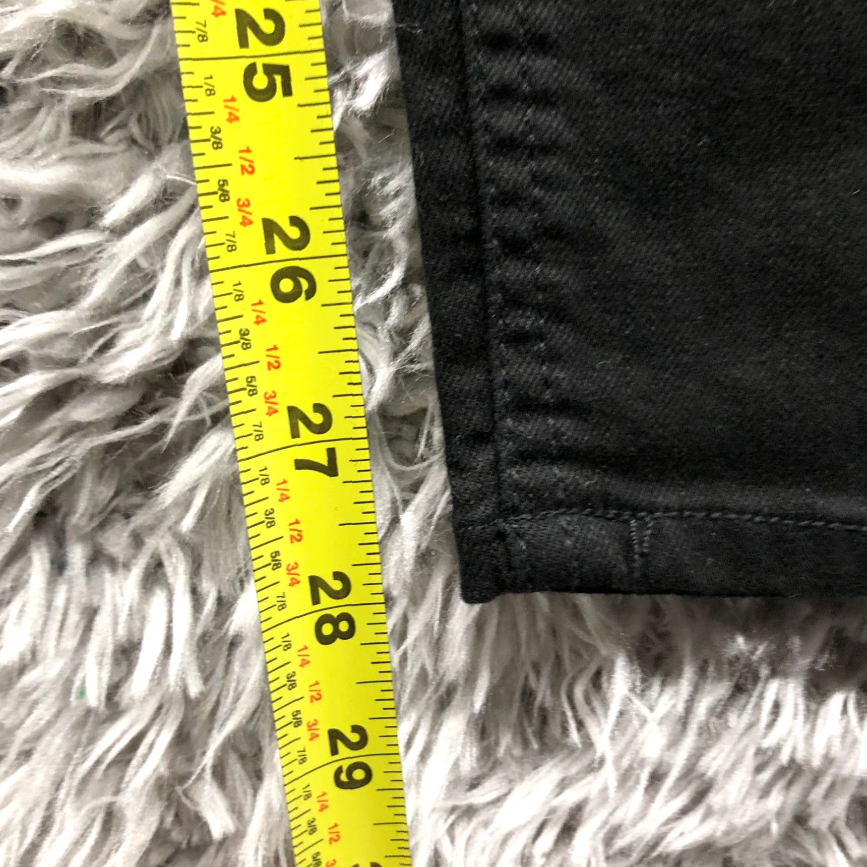 Vintage Wild Fable Highest Rise Skinny Jeans Womens 00 Dark Wash Black Denim Size 24" / US 00 / IT 34 - 3 Thumbnail