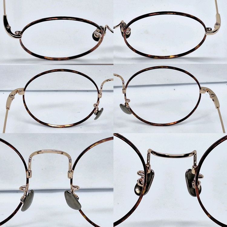Other 2000s Memory Metal Round Glasses High Elasticity Full Metal Size ONE SIZE - 7 Thumbnail
