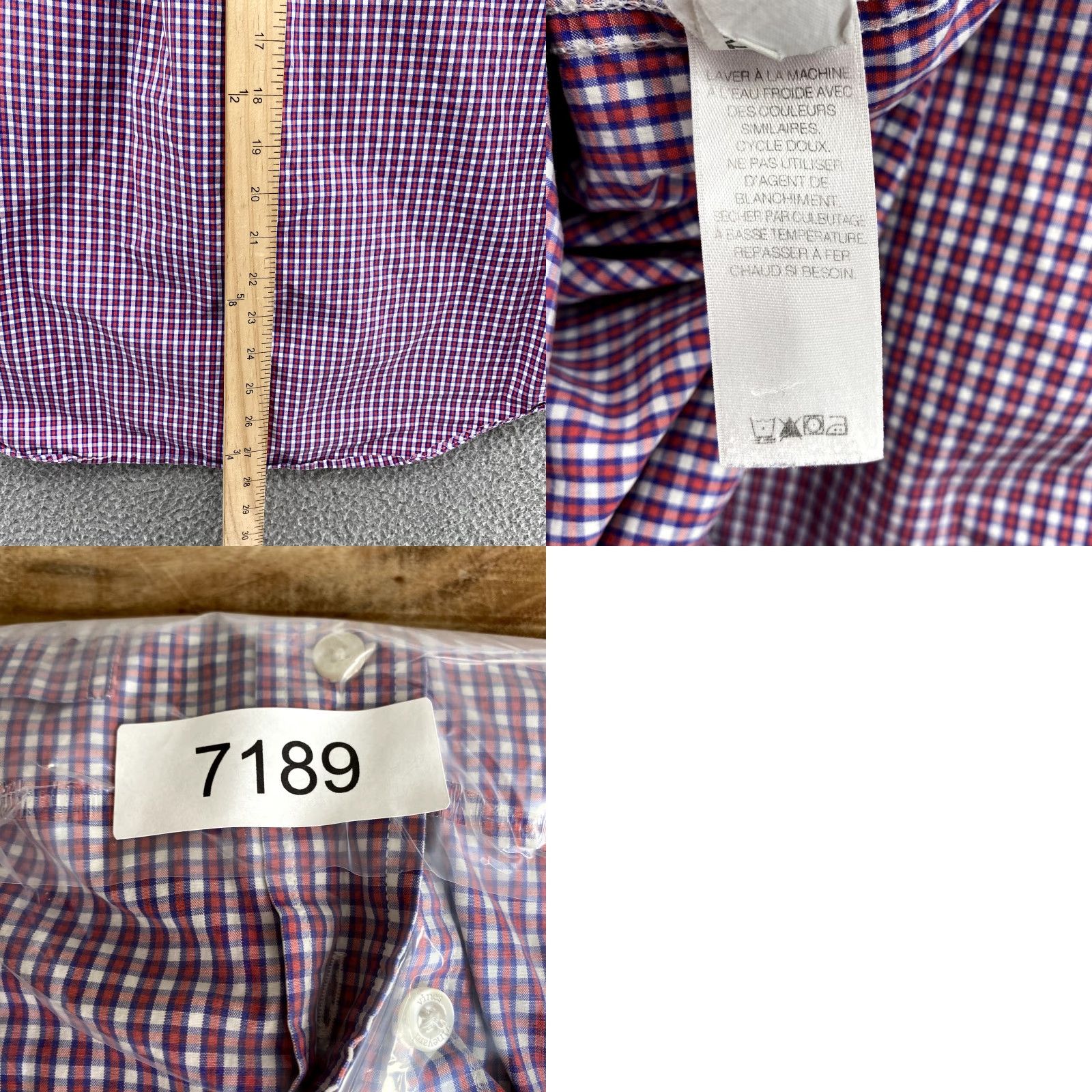 Vineyard Vines Vineyard Vines Shirt Men Small Red Plaid Classic Tucker Cotton Button Down Preppy Size US S / EU 44-46 / 1 - 8 Thumbnail