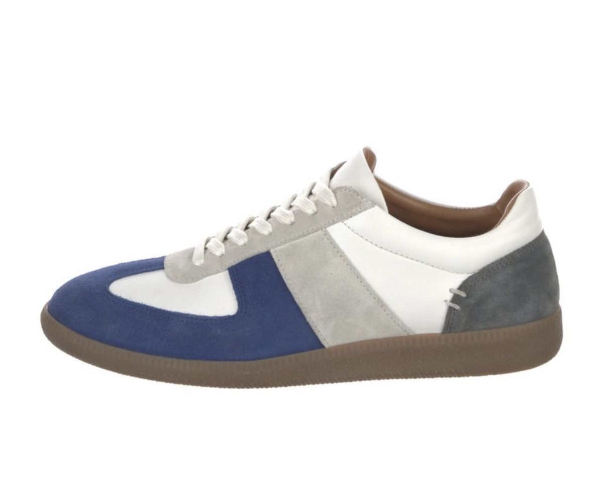 Mr P. Suede Color Block Pattern Sneakers Size US 7 / EU 40 - 5 Thumbnail
