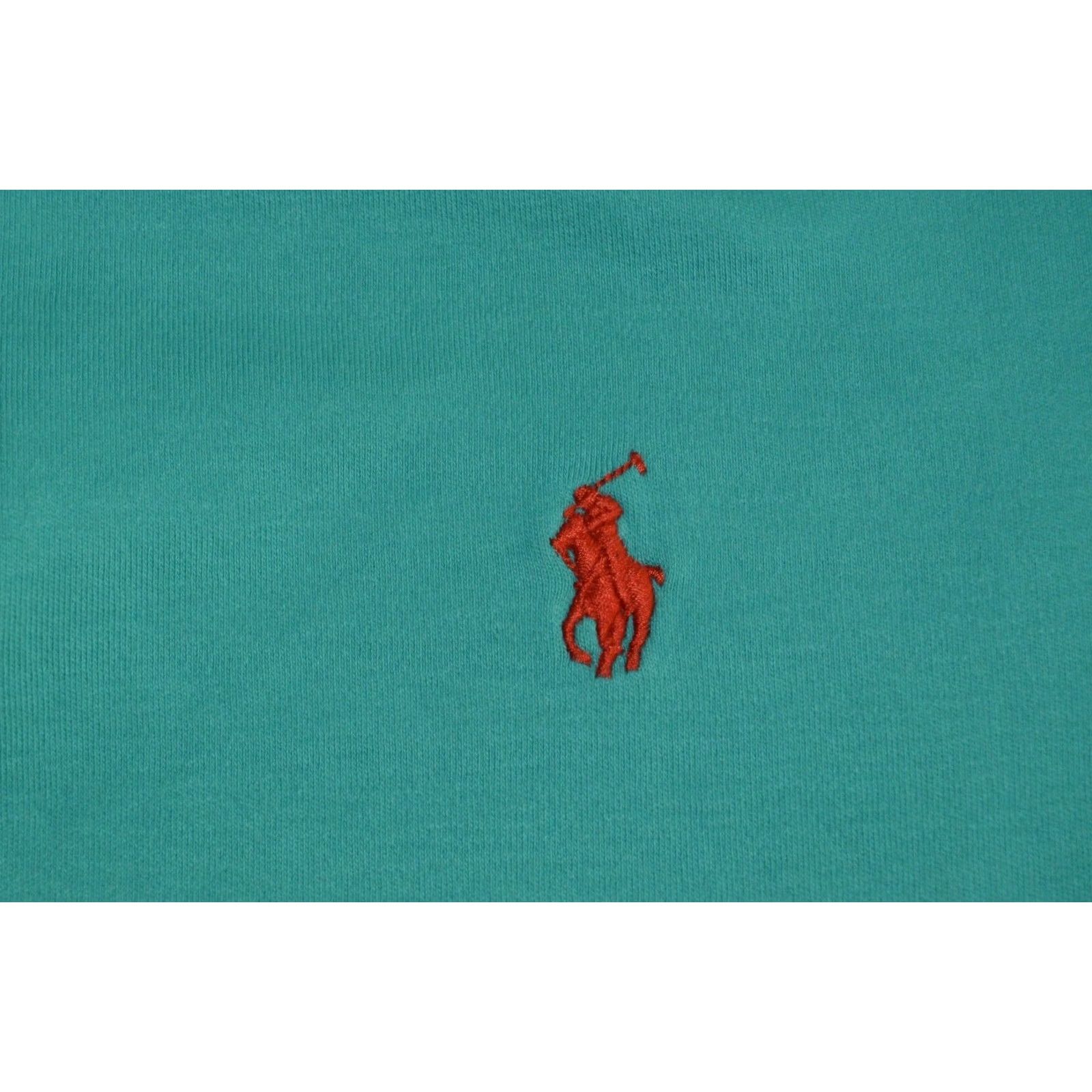 Ralph Lauren VINTAGE Ralph Lauren Polo Polo Shirt Mens Large Teal Blue Cotton Short Sleeve Classic Size US L / EU 52-54 / 3 - 4 Thumbnail