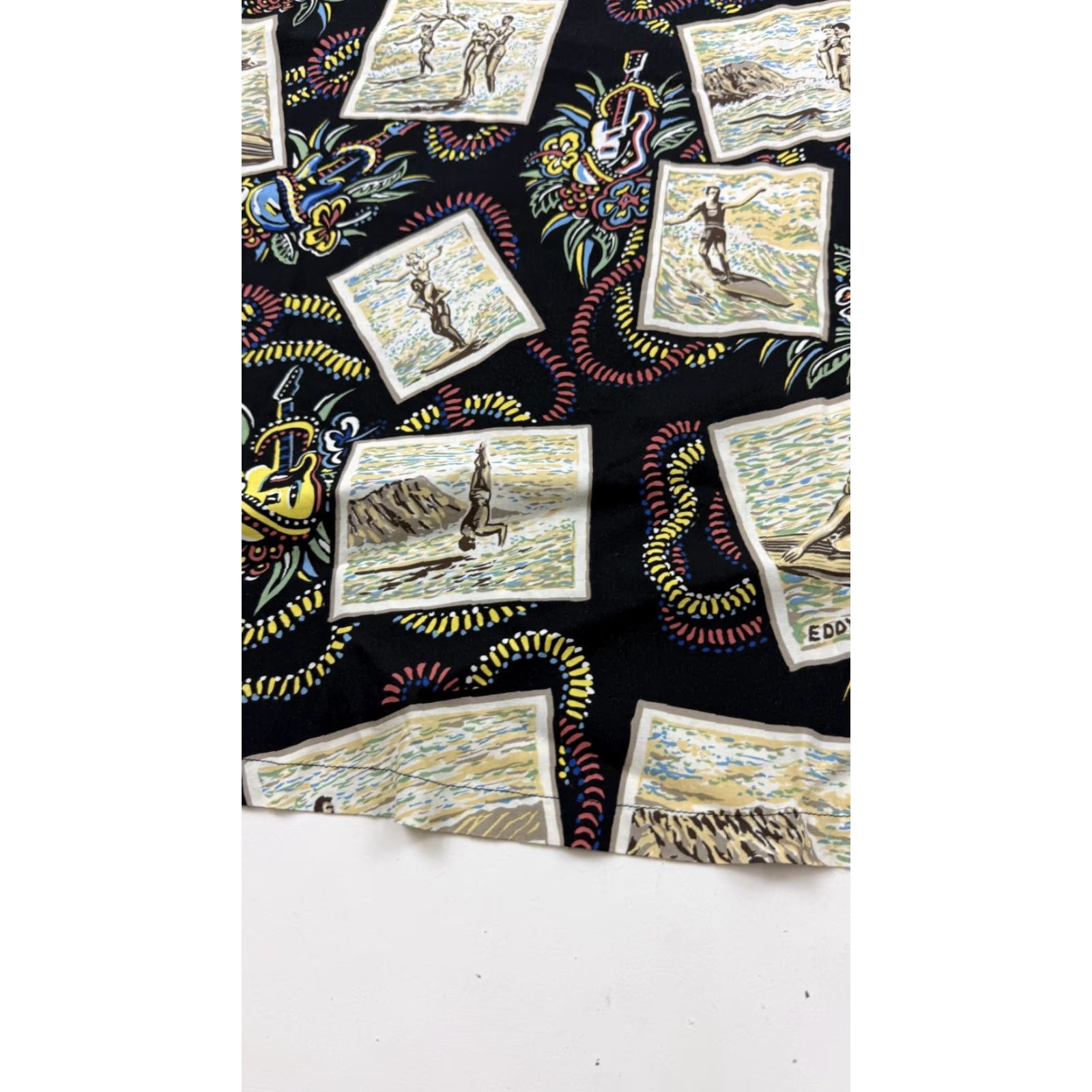 Reyn Spooner VINTAGE Reyn Spooner Dress Womens XS Black Hawaiian A-Line Tank Art of Eddy Y USA Size XS / US 0-2 / IT 36-38 - 4 Thumbnail