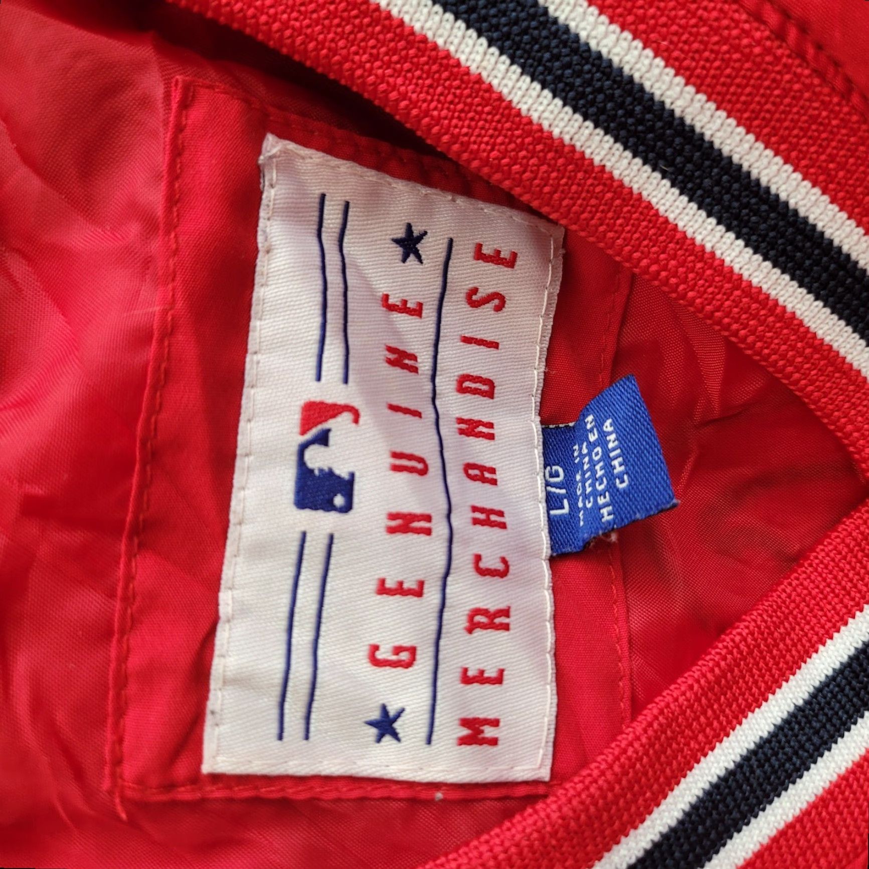 Vintage VINTAGE st. louis cardinals Baseball Jacket L Men Red Jacket MLB Baseball Mens L Red St. Louis Cardinals Windbreaker Shirt Size US L / EU 52-54 / 3 - 3 Thumbnail