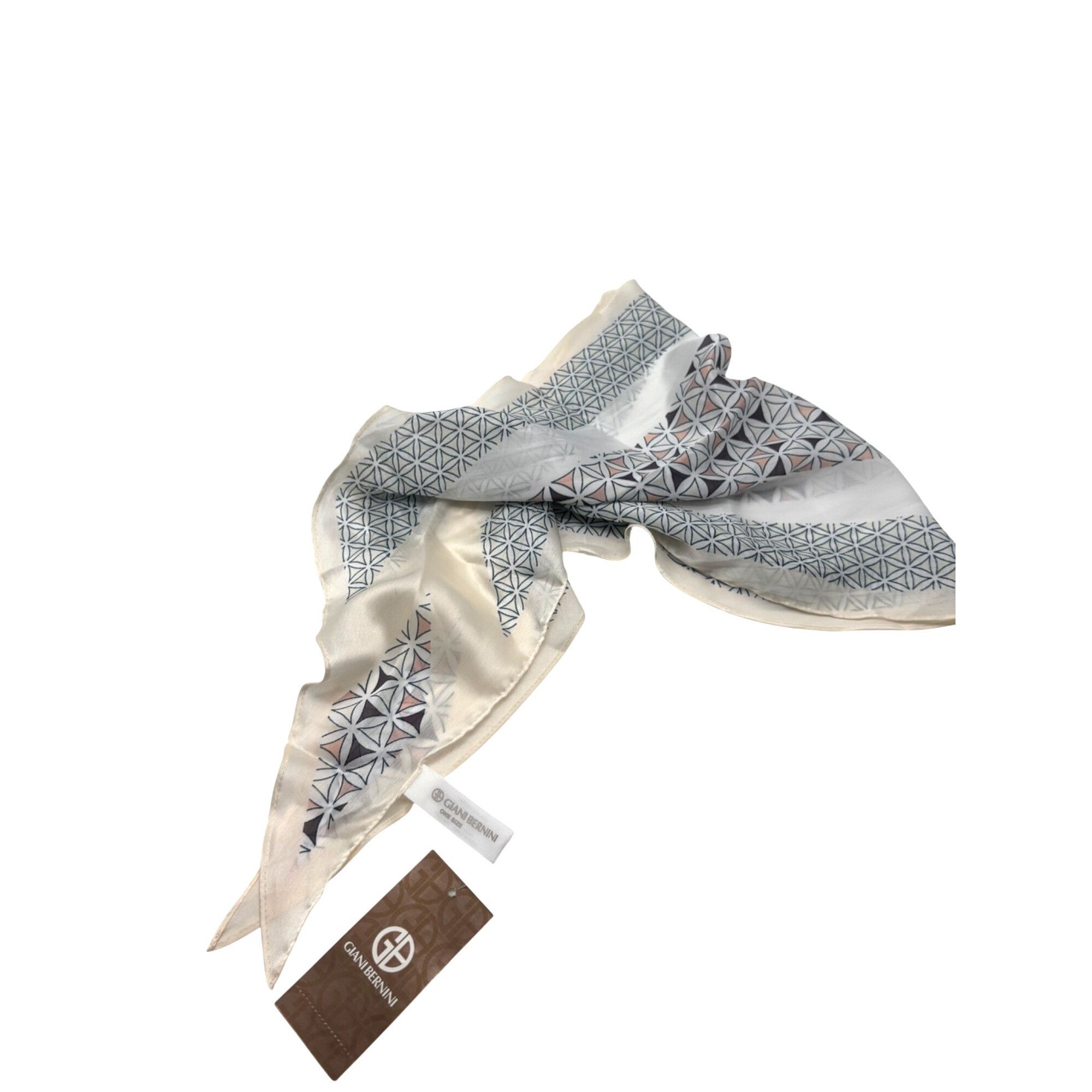 Giani Bernini Giani Bernini Geo-Print Kite Scarf, Neutral, OS Size ONE SIZE - 3 Thumbnail